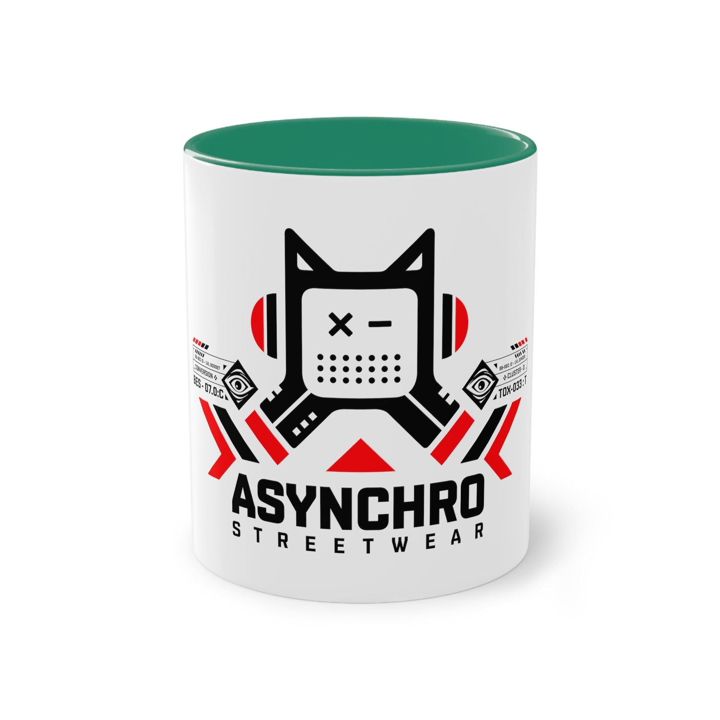 05 Asynchro Streetwear - Two-Tone Coffee Mug, 11oz