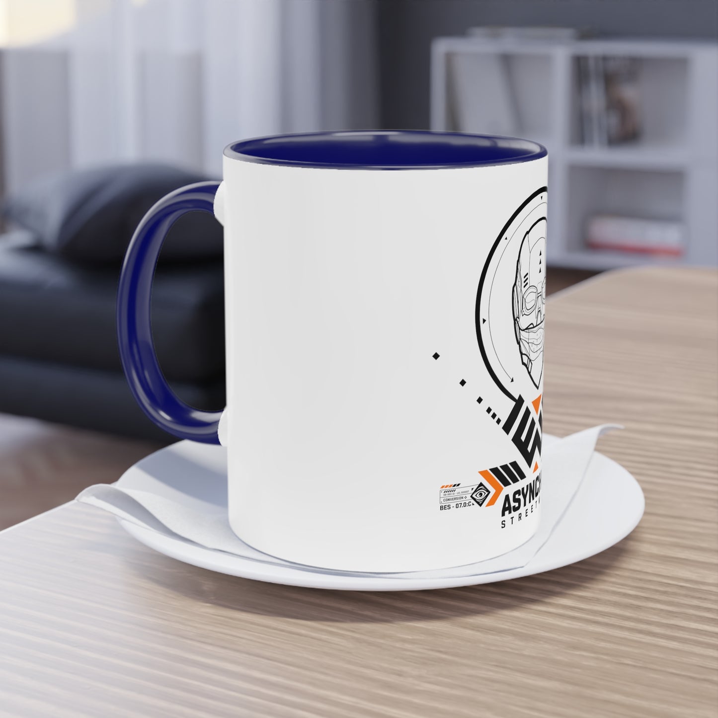 02 Asynchro Streetwear - Two-Tone Coffee Mug, 11oz