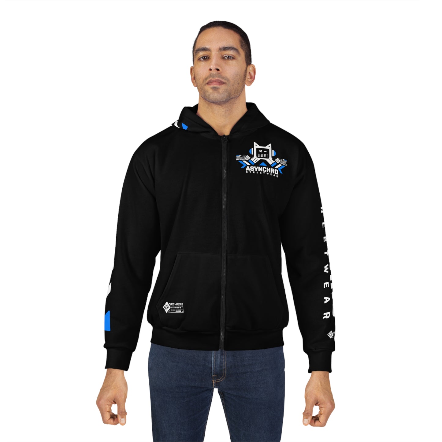 01 - BWB Kitty Unisex Zip Hoodie (AOP)