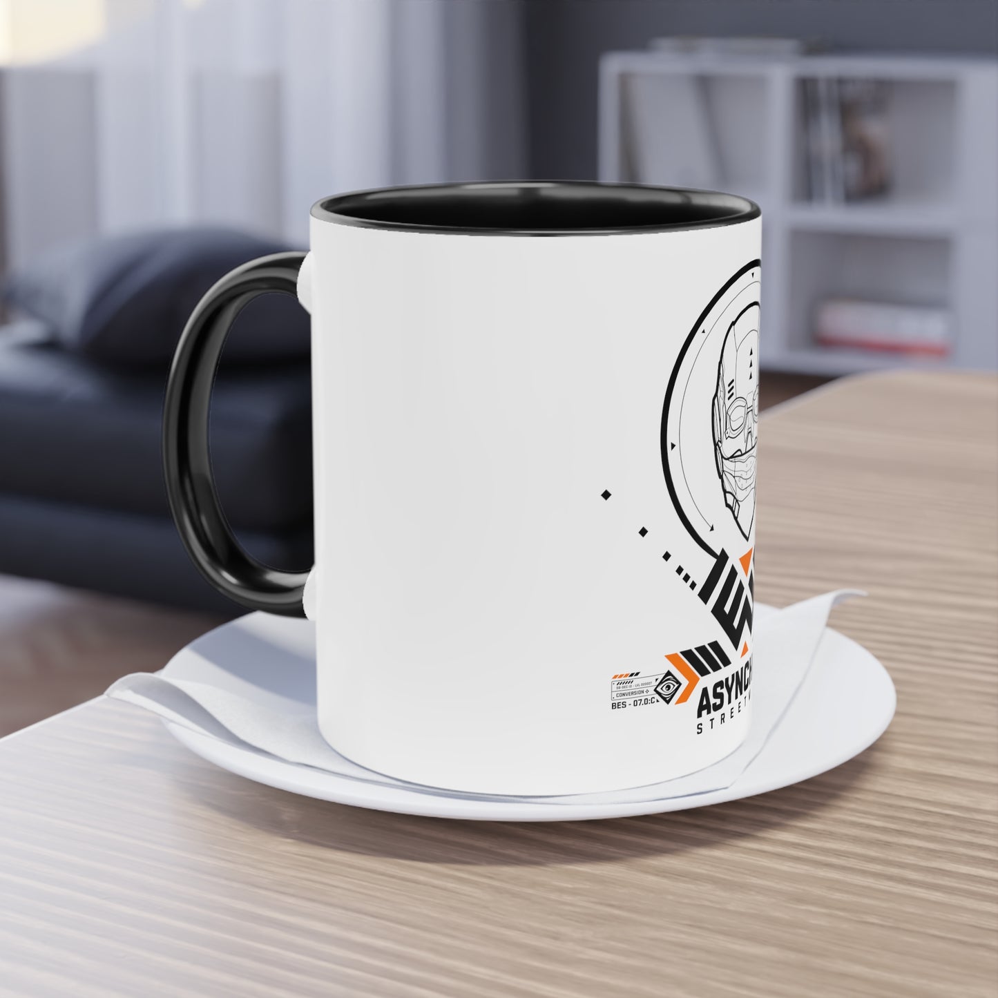 02 Asynchro Streetwear - Two-Tone Coffee Mug, 11oz