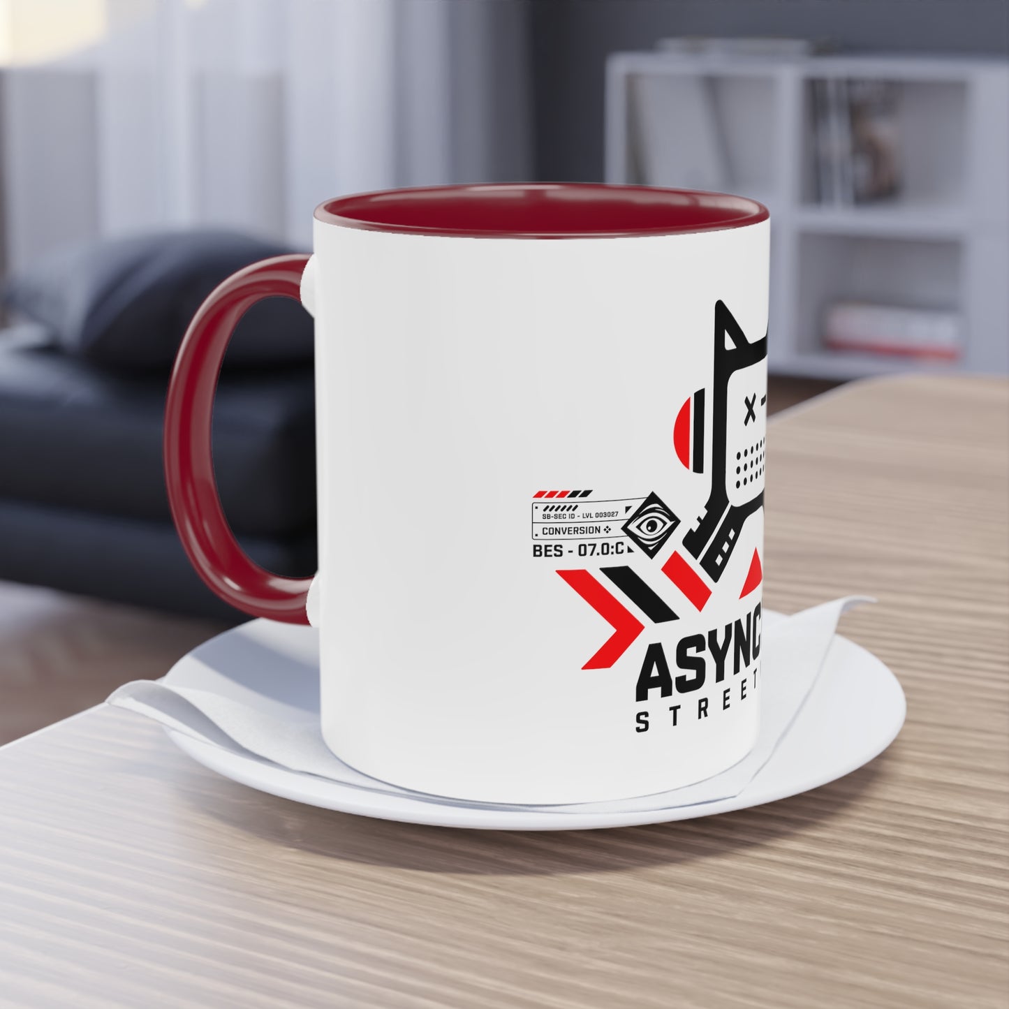 05 Asynchro Streetwear - Two-Tone Coffee Mug, 11oz