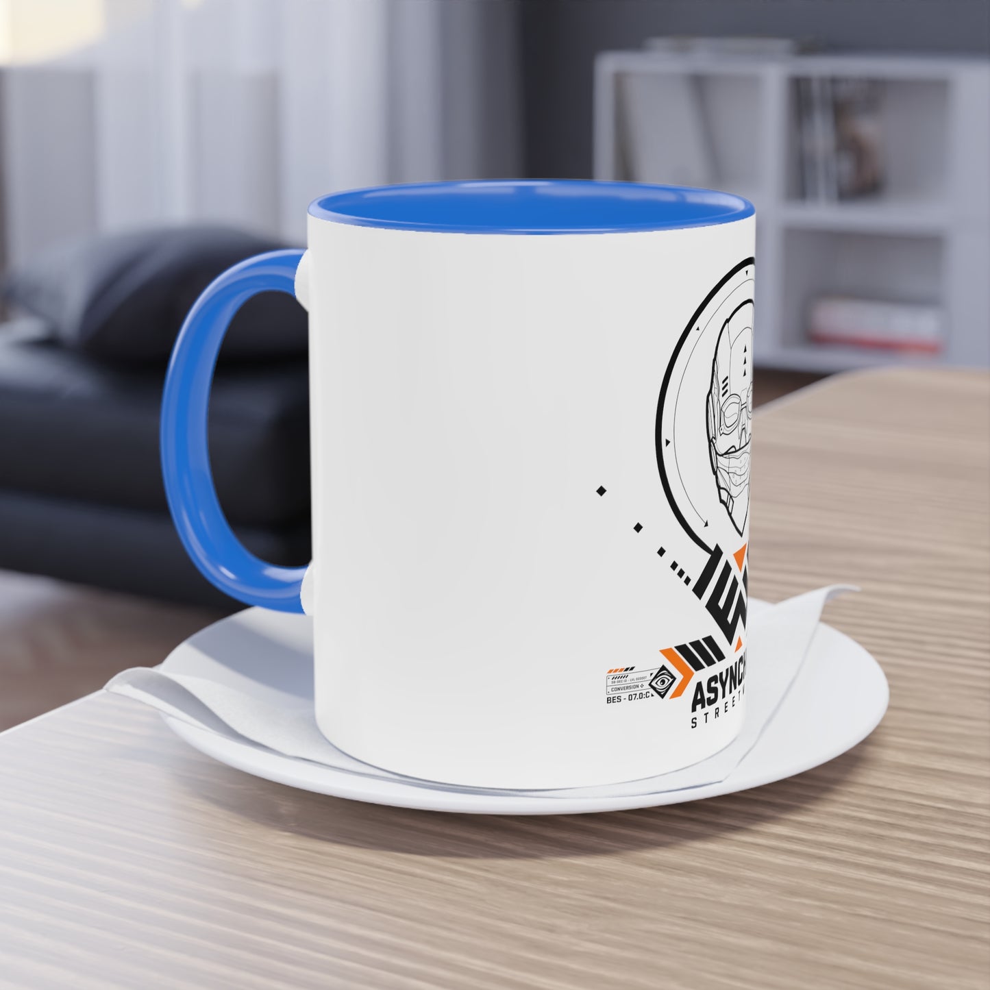 02 Asynchro Streetwear - Two-Tone Coffee Mug, 11oz