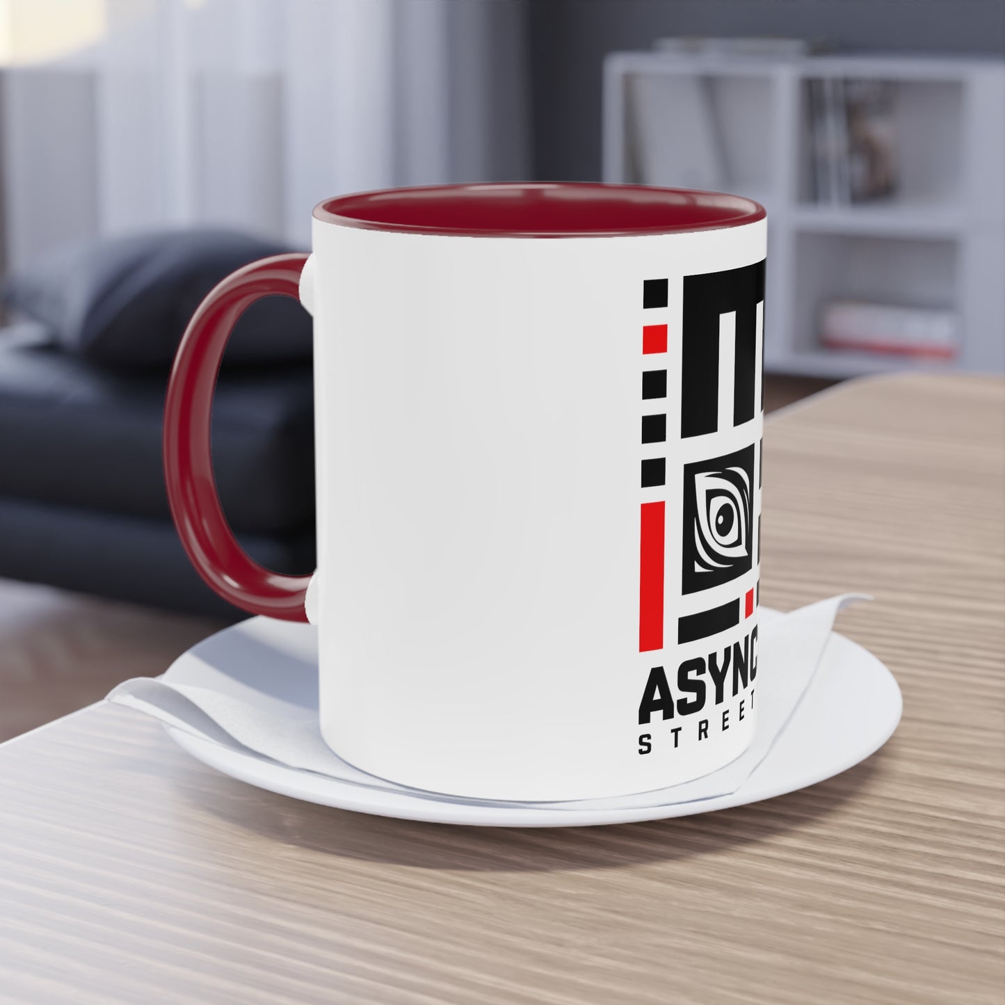 03 Asynchro Streetwear - Two-Tone Coffee Mug, 11oz