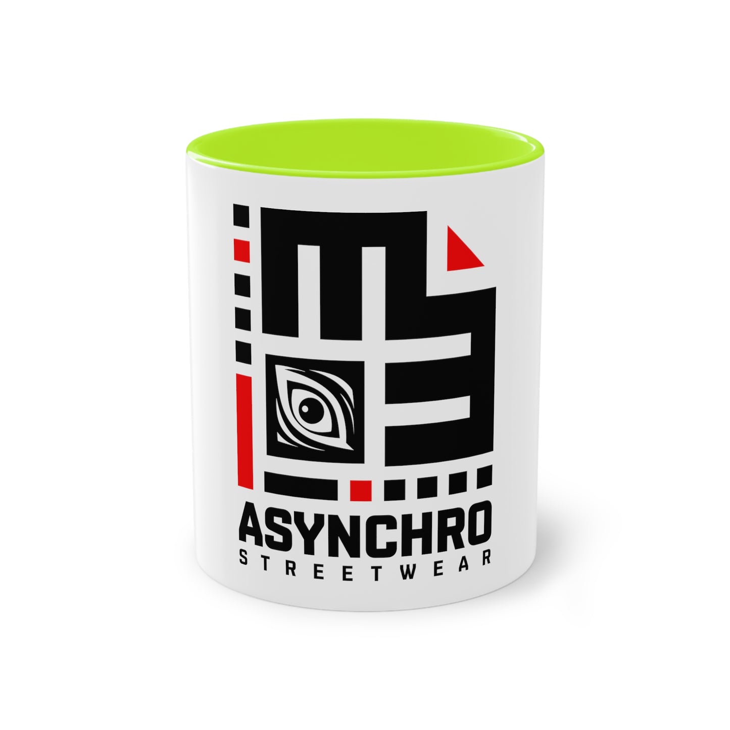 03 Asynchro Streetwear - Two-Tone Coffee Mug, 11oz