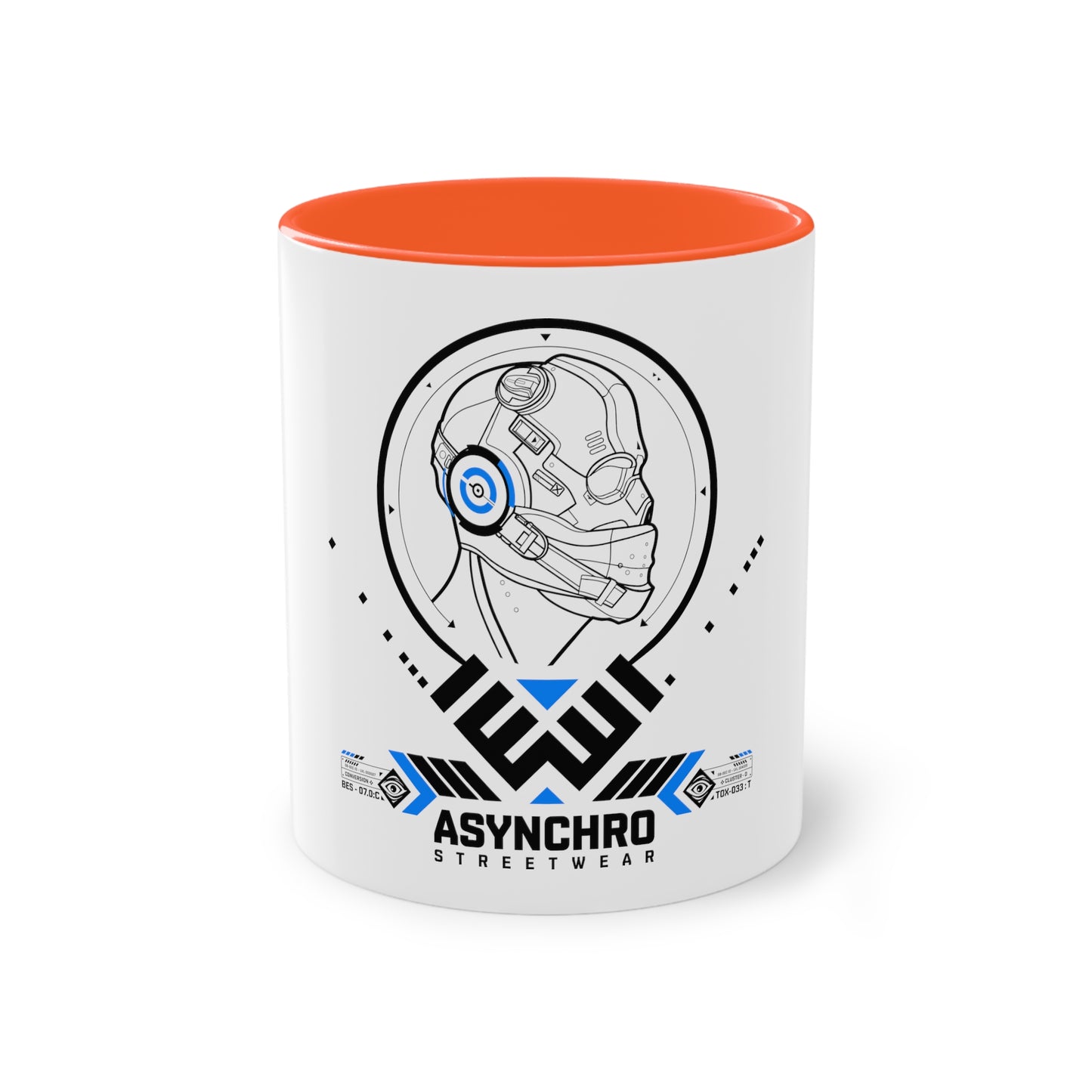 04 Asynchro Streetwear - Two-Tone Coffee Mug, 11oz