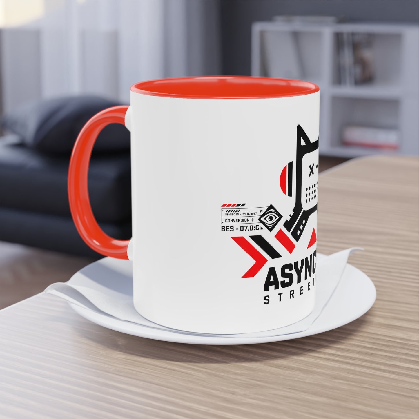 05 Asynchro Streetwear - Two-Tone Coffee Mug, 11oz