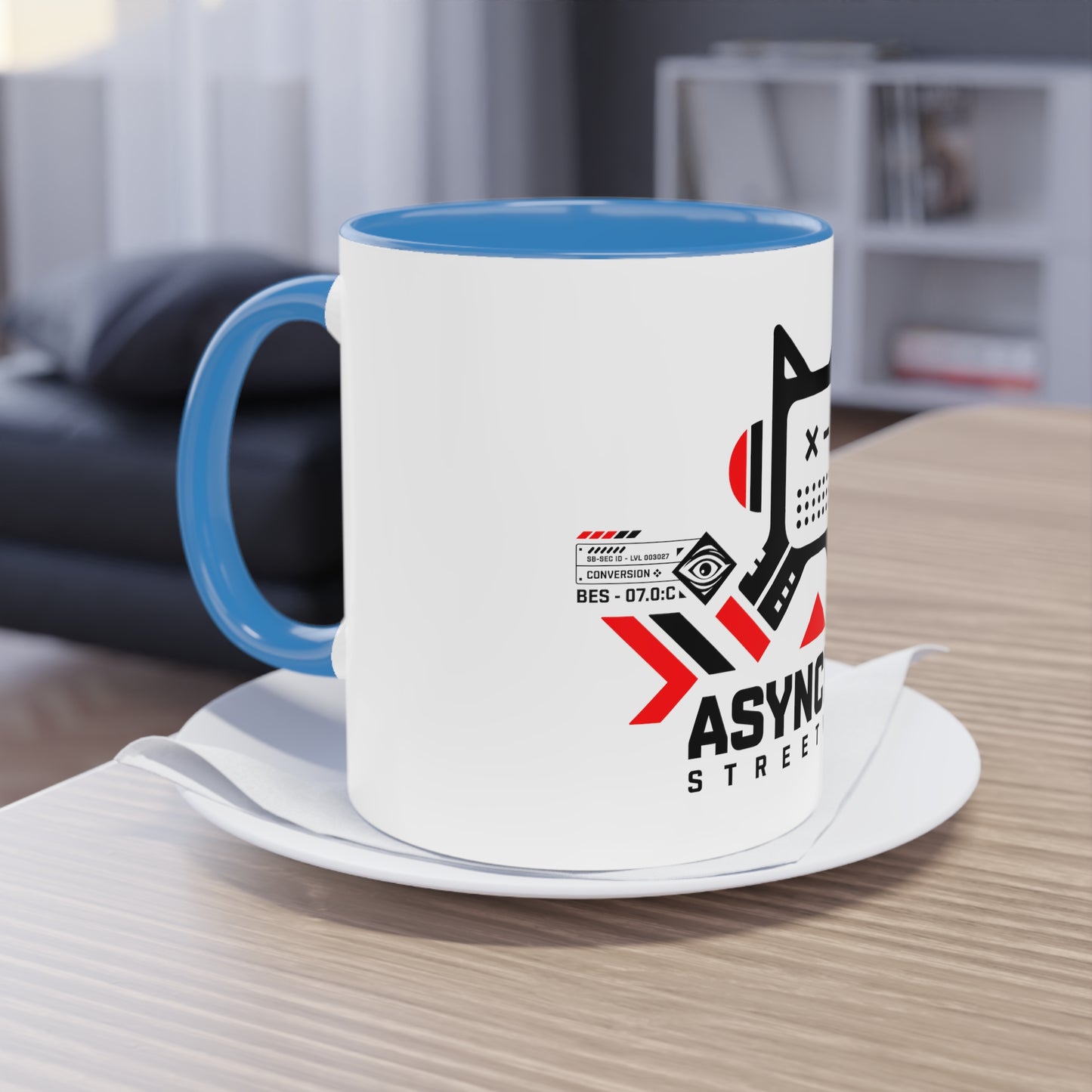 05 Asynchro Streetwear - Two-Tone Coffee Mug, 11oz