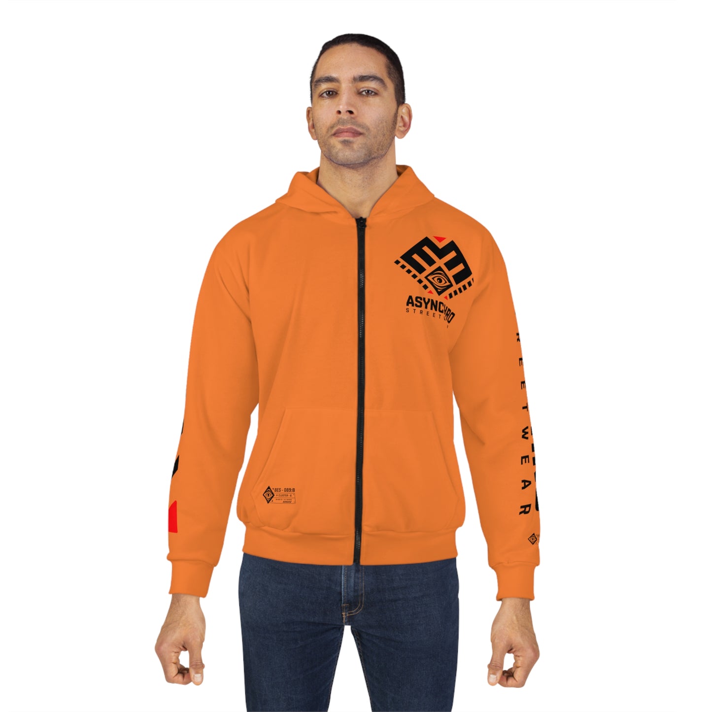 01 - OBR Unisex Zip Hoodie (AOP)