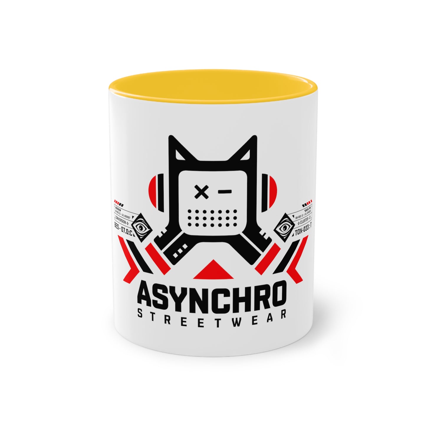 05 Asynchro Streetwear - Two-Tone Coffee Mug, 11oz