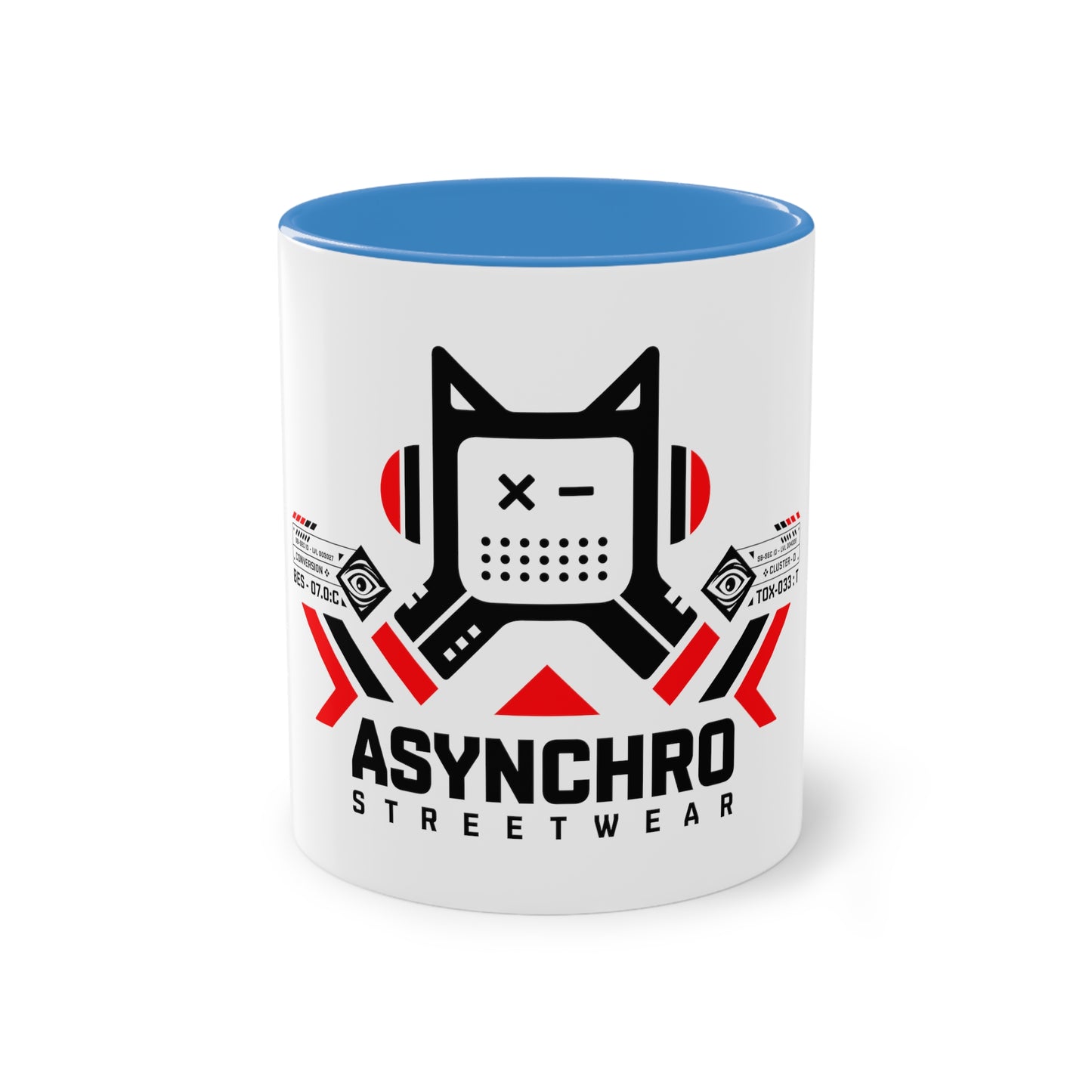 05 Asynchro Streetwear - Two-Tone Coffee Mug, 11oz