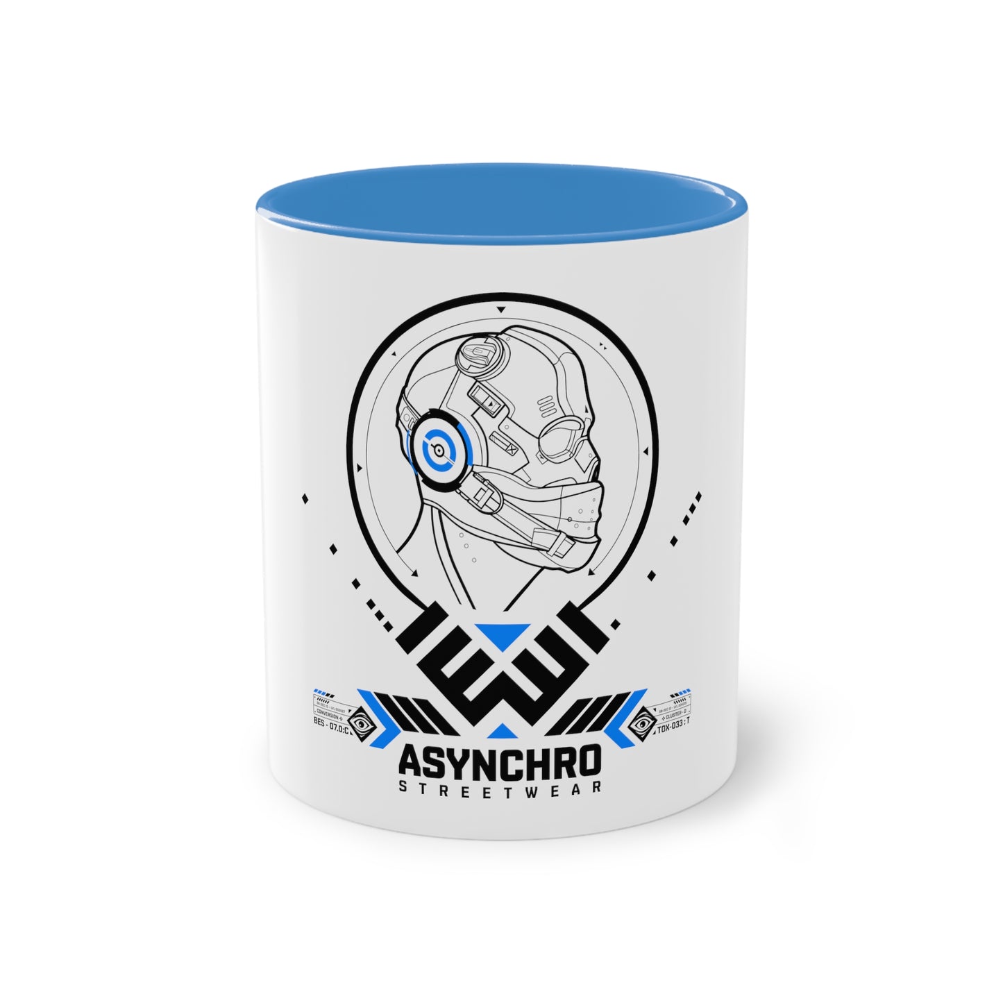 04 Asynchro Streetwear - Two-Tone Coffee Mug, 11oz