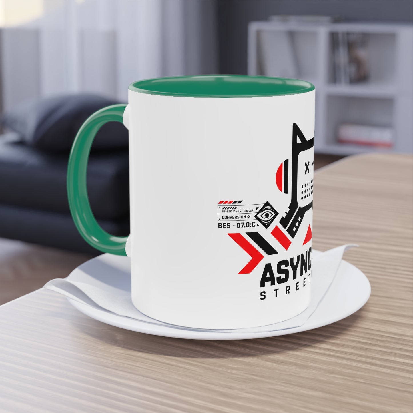05 Asynchro Streetwear - Two-Tone Coffee Mug, 11oz