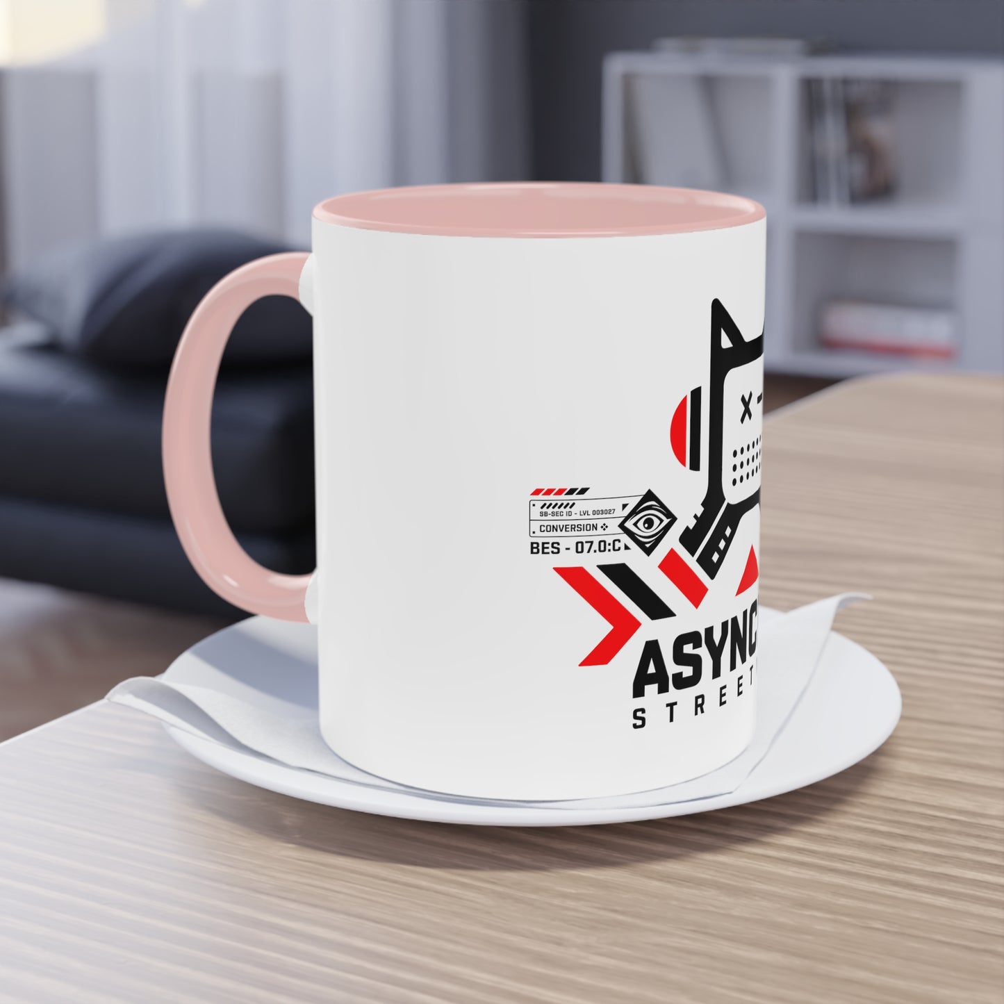 05 Asynchro Streetwear - Two-Tone Coffee Mug, 11oz