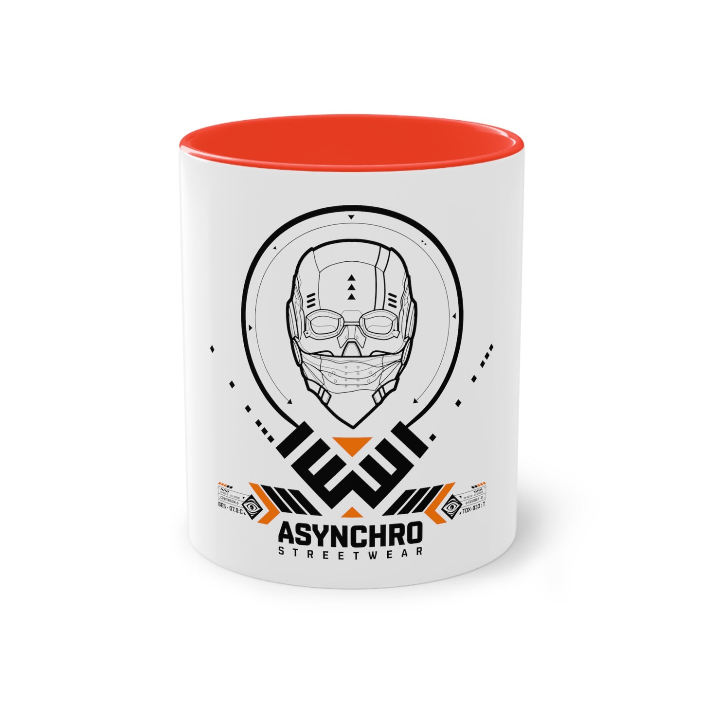 02 Asynchro Streetwear - Two-Tone Coffee Mug, 11oz