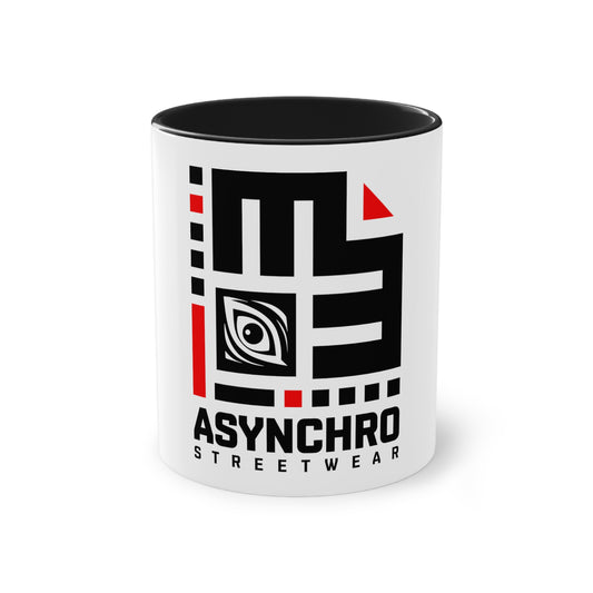 03 Asynchro Streetwear - Two-Tone Coffee Mug, 11oz