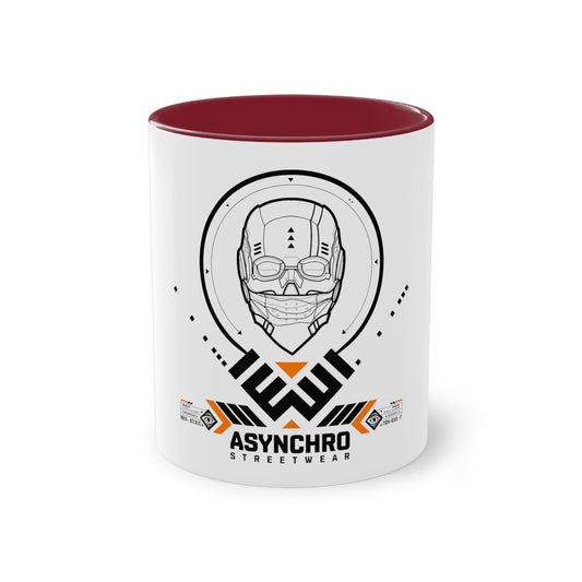 02 Asynchro Streetwear - Two-Tone Coffee Mug, 11oz