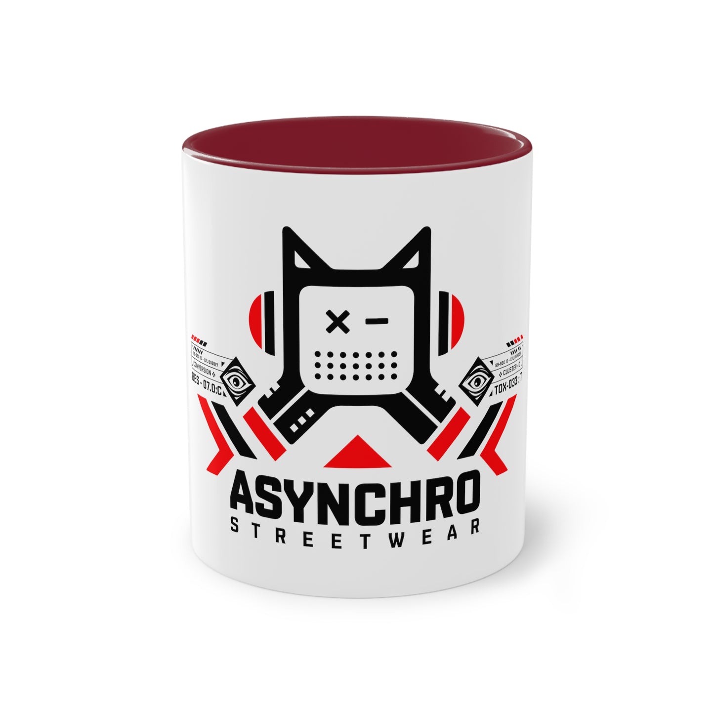 05 Asynchro Streetwear - Two-Tone Coffee Mug, 11oz