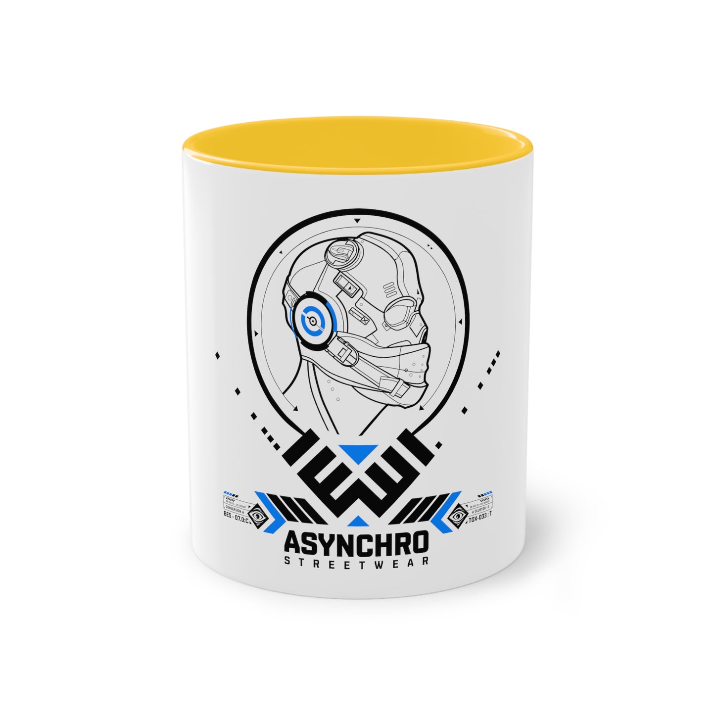 04 Asynchro Streetwear - Two-Tone Coffee Mug, 11oz