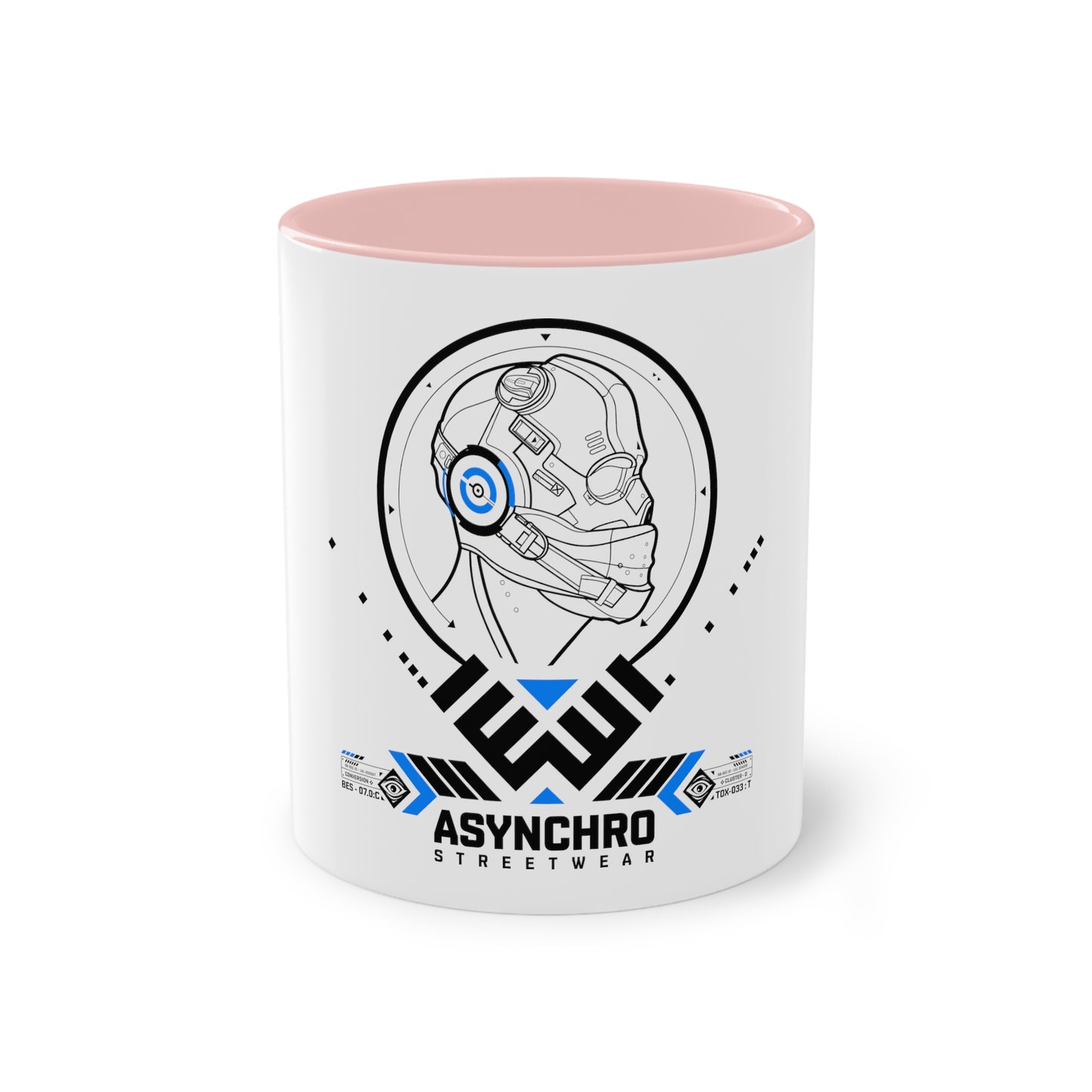 04 Asynchro Streetwear - Two-Tone Coffee Mug, 11oz