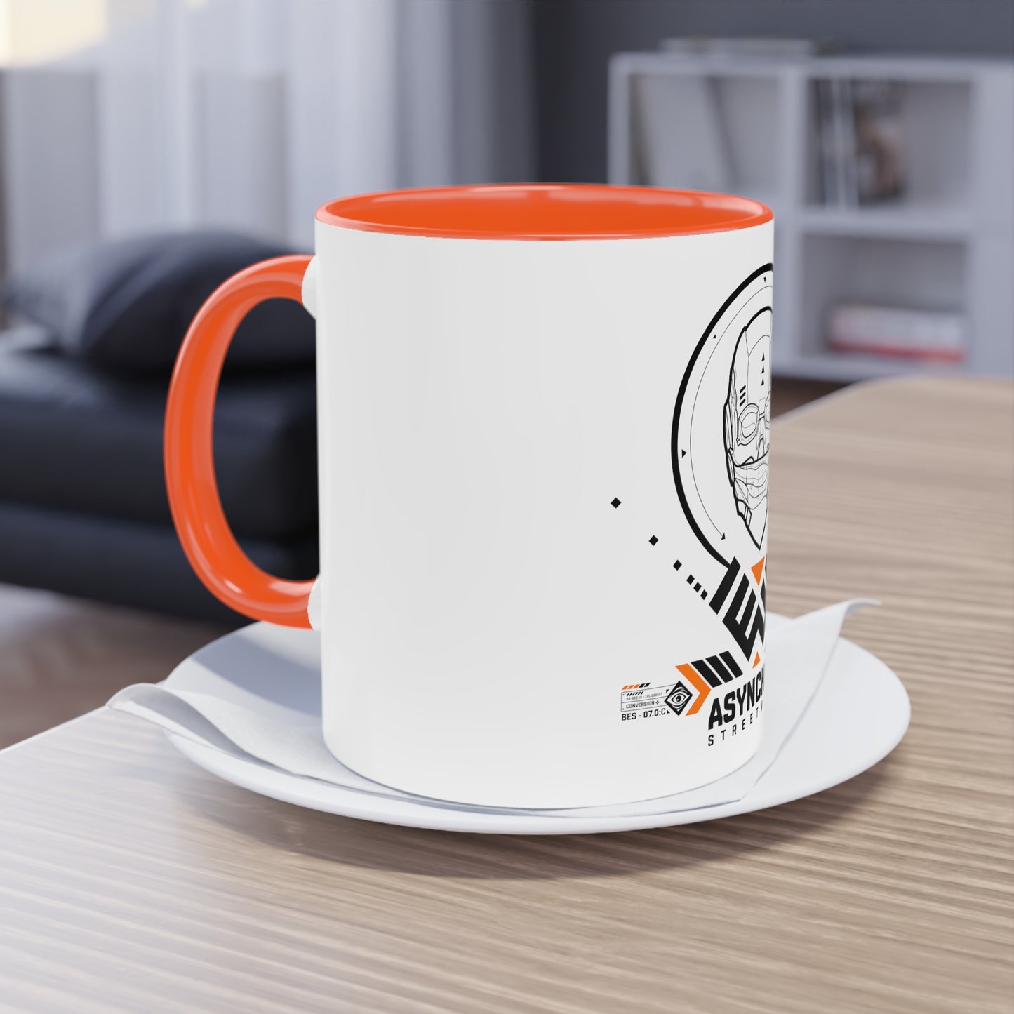 02 Asynchro Streetwear - Two-Tone Coffee Mug, 11oz