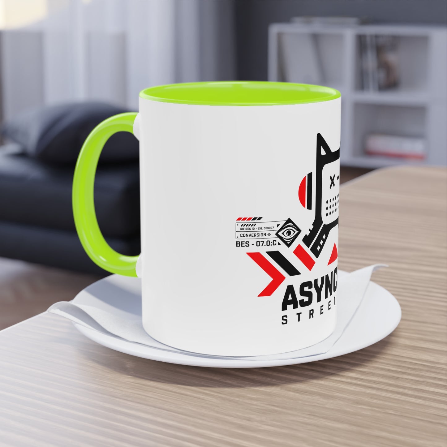05 Asynchro Streetwear - Two-Tone Coffee Mug, 11oz