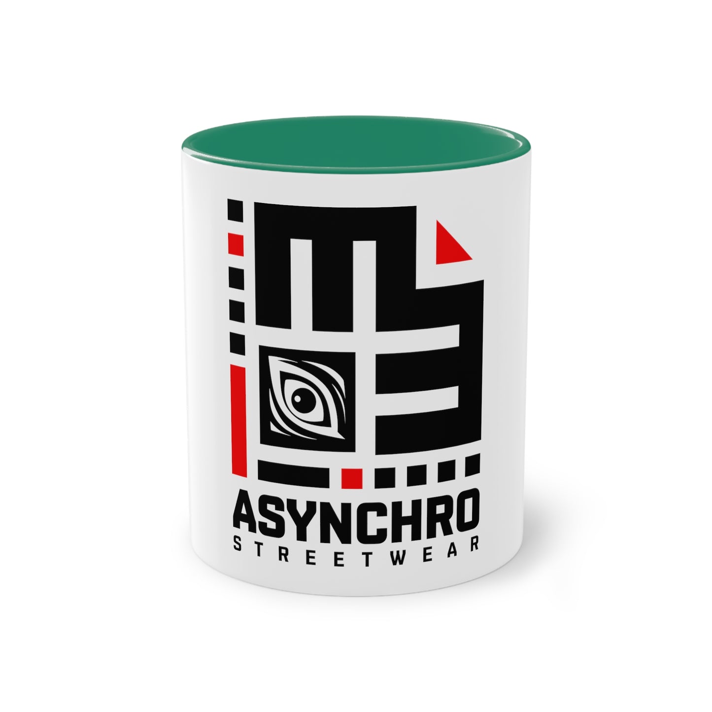 03 Asynchro Streetwear - Two-Tone Coffee Mug, 11oz