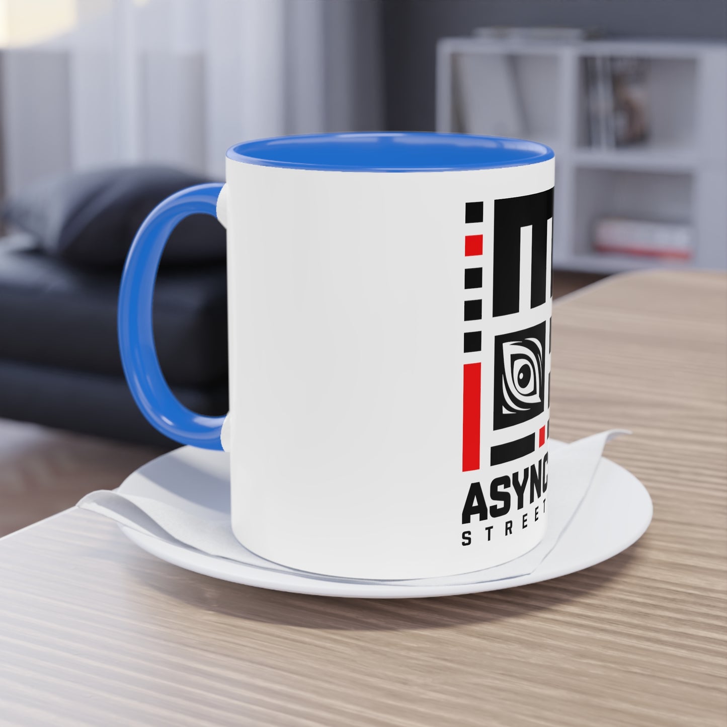 03 Asynchro Streetwear - Two-Tone Coffee Mug, 11oz