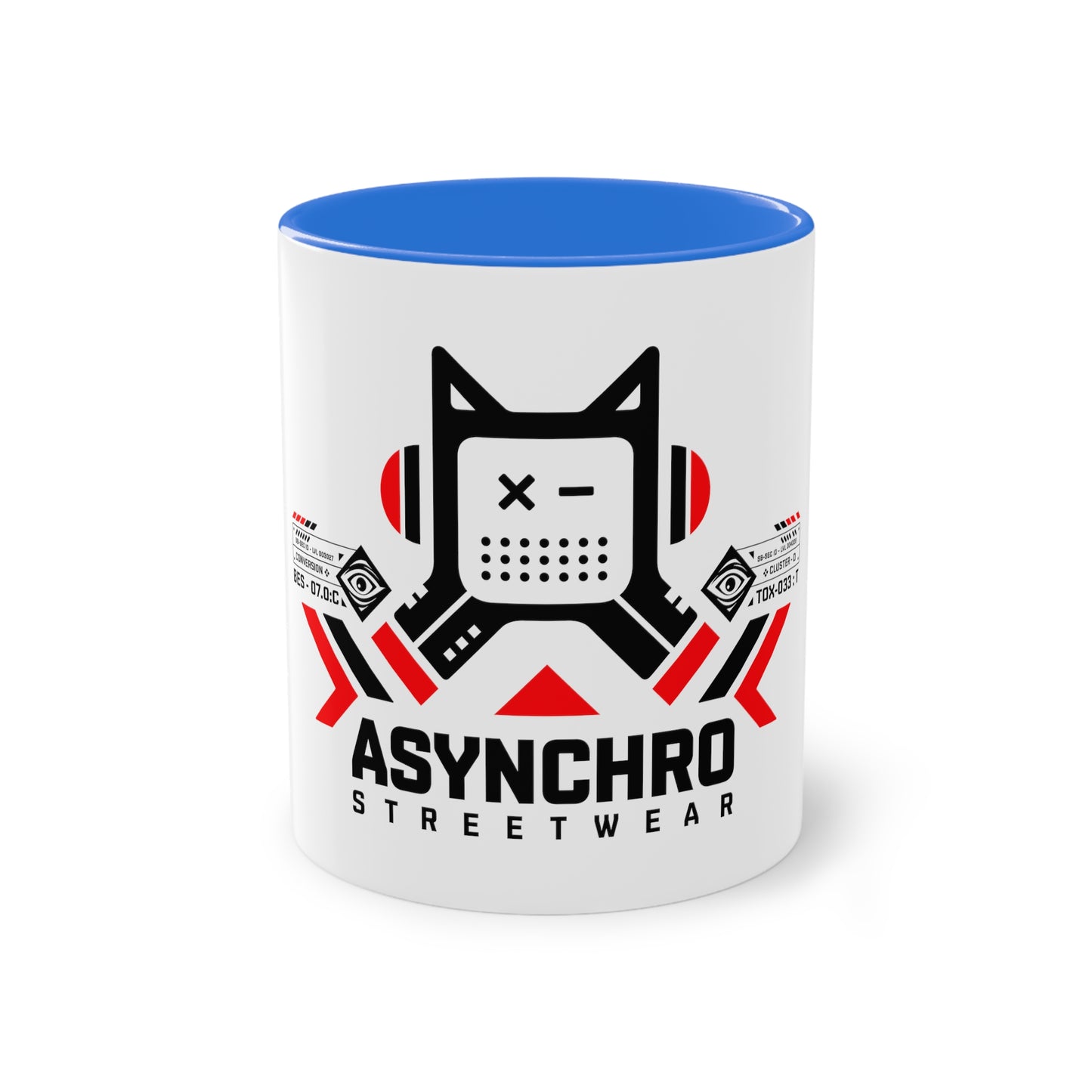05 Asynchro Streetwear - Two-Tone Coffee Mug, 11oz