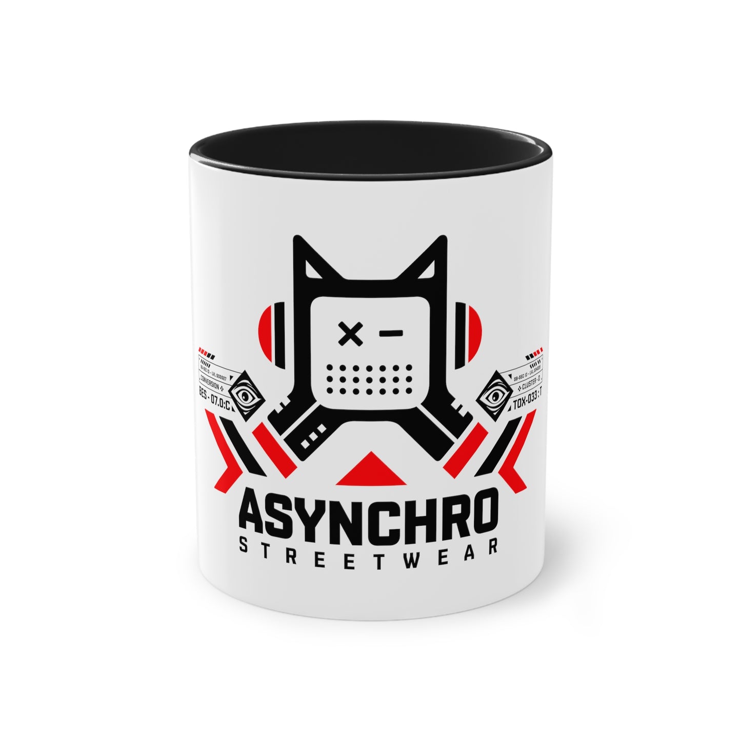 05 Asynchro Streetwear - Two-Tone Coffee Mug, 11oz