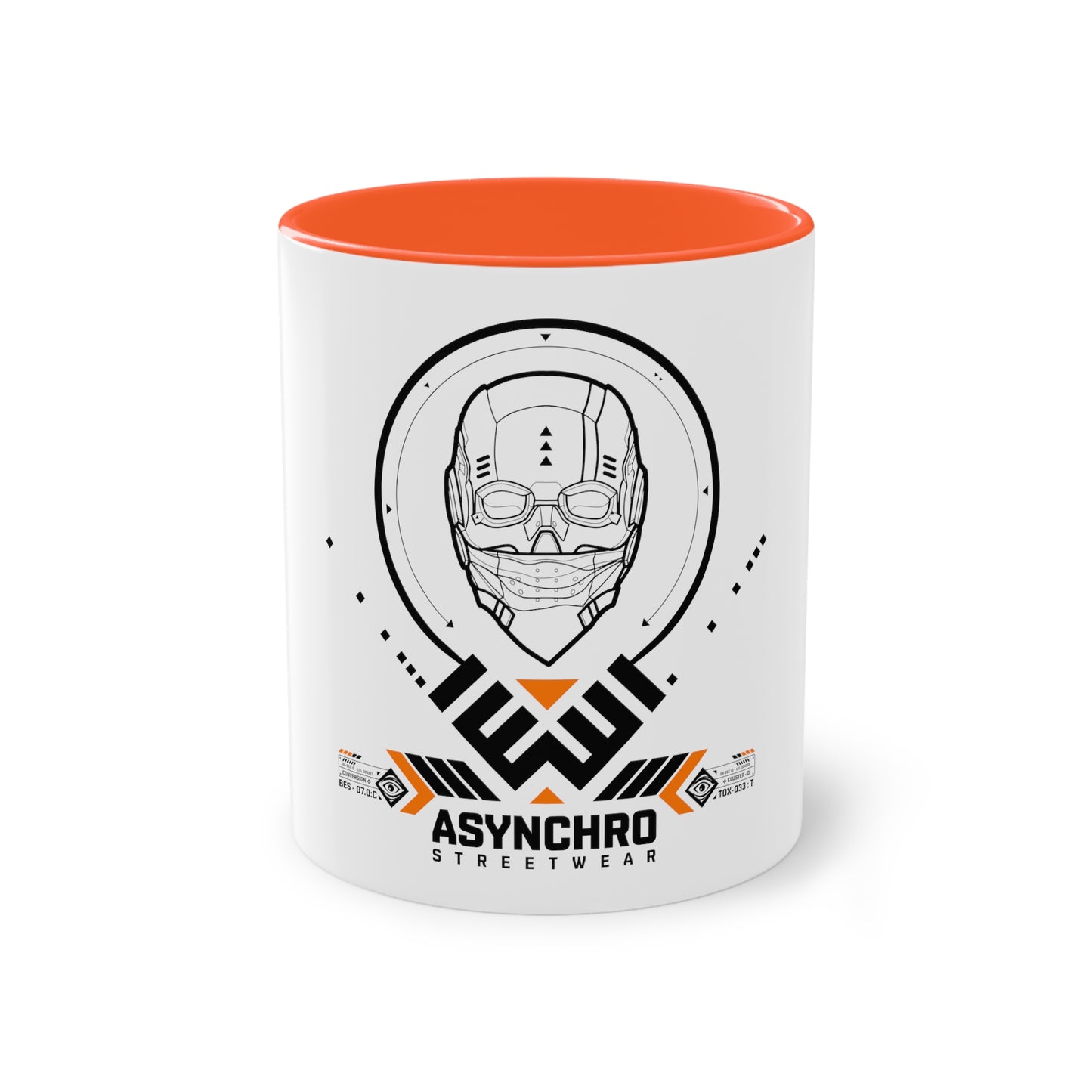 02 Asynchro Streetwear - Two-Tone Coffee Mug, 11oz