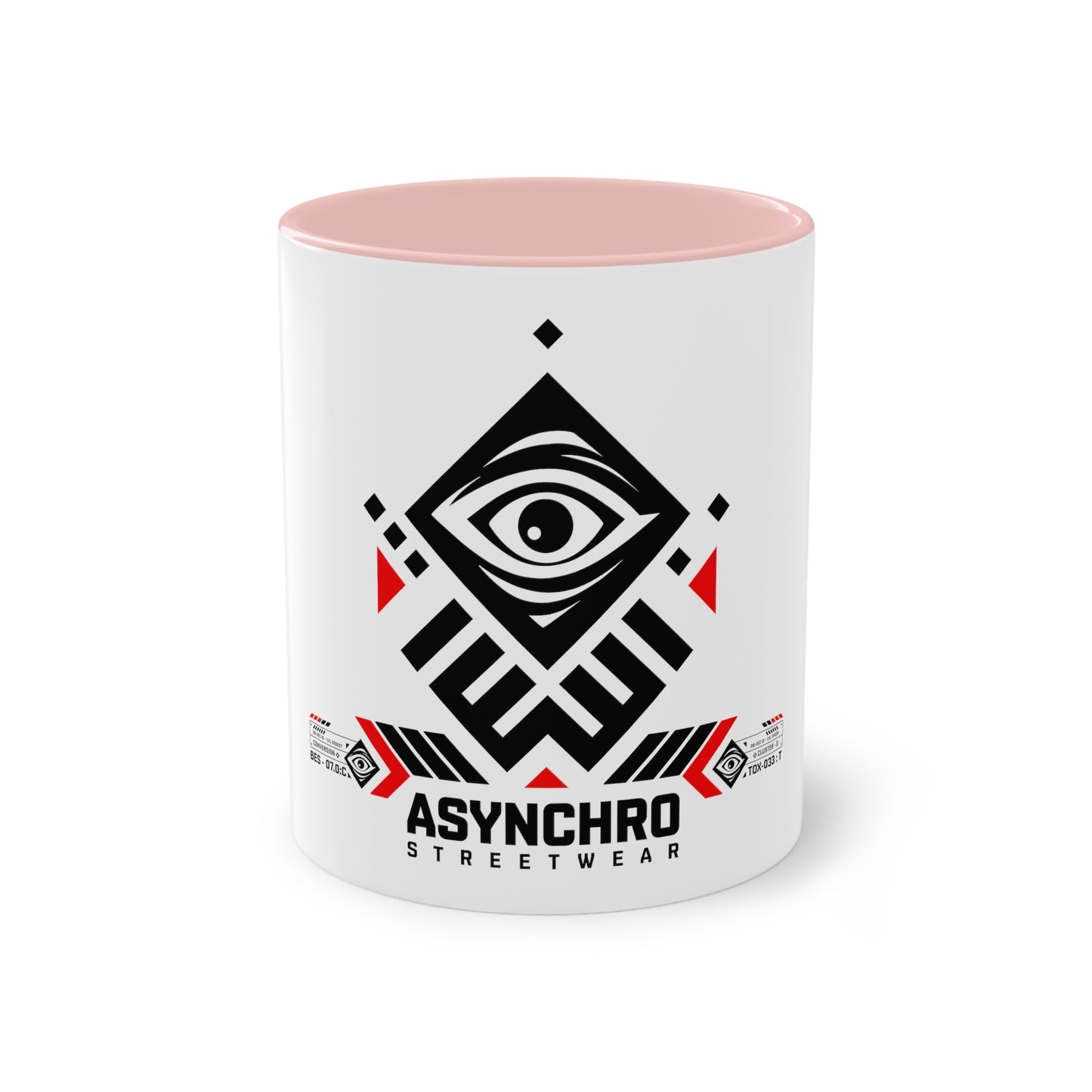 01 Asynchro Streetwear - Two-Tone Coffee Mug, 11oz