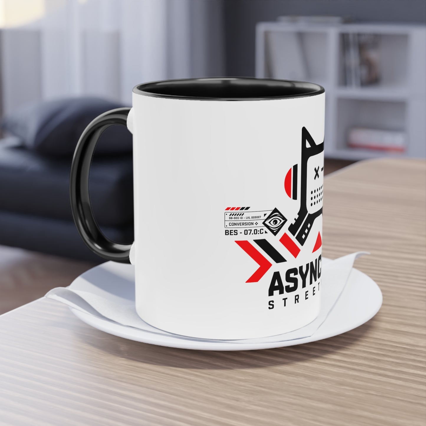 05 Asynchro Streetwear - Two-Tone Coffee Mug, 11oz