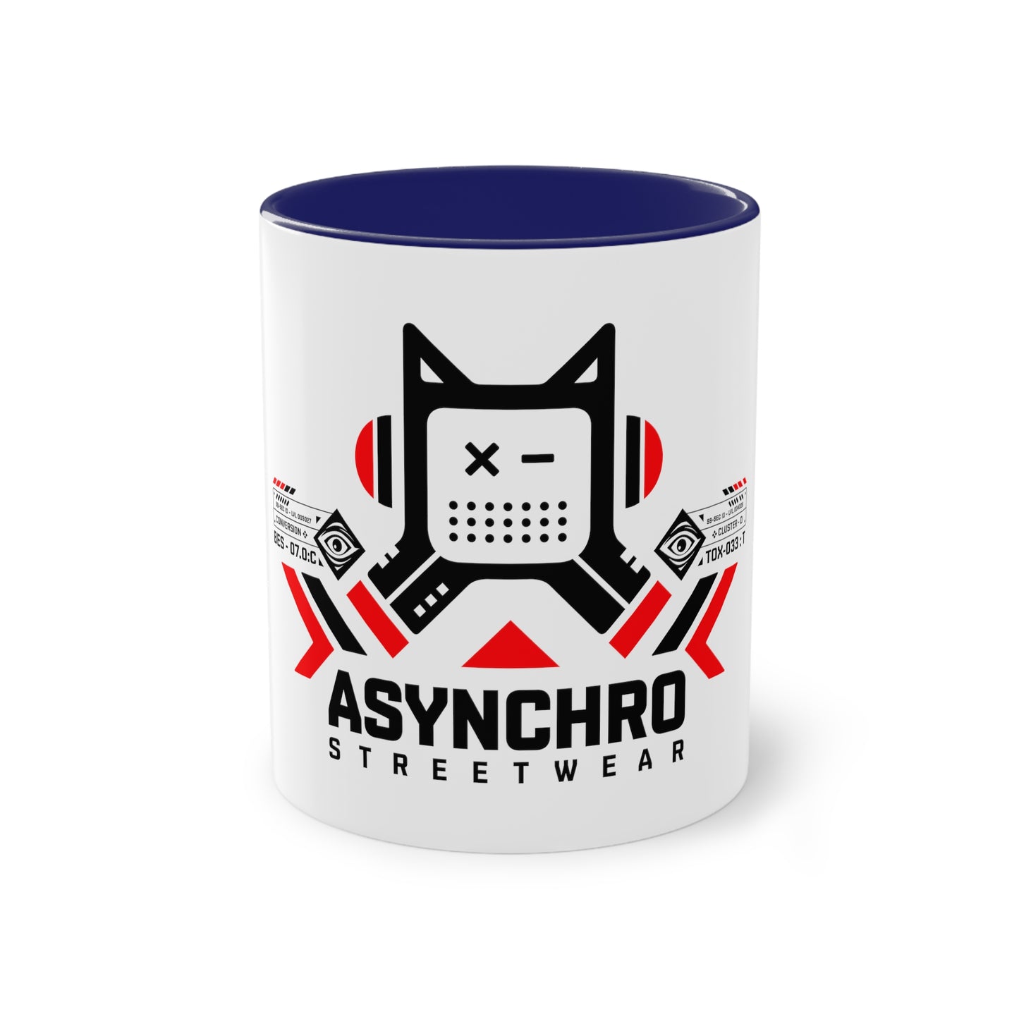 05 Asynchro Streetwear - Two-Tone Coffee Mug, 11oz