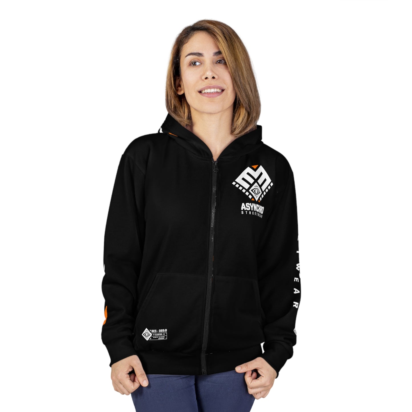 01 - BWY Unisex Zip Hoodie (AOP)