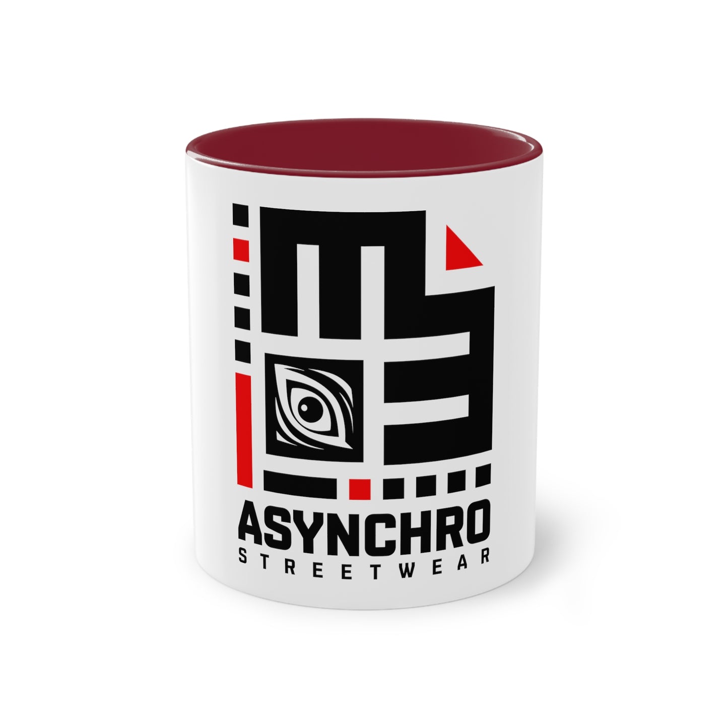 03 Asynchro Streetwear - Two-Tone Coffee Mug, 11oz