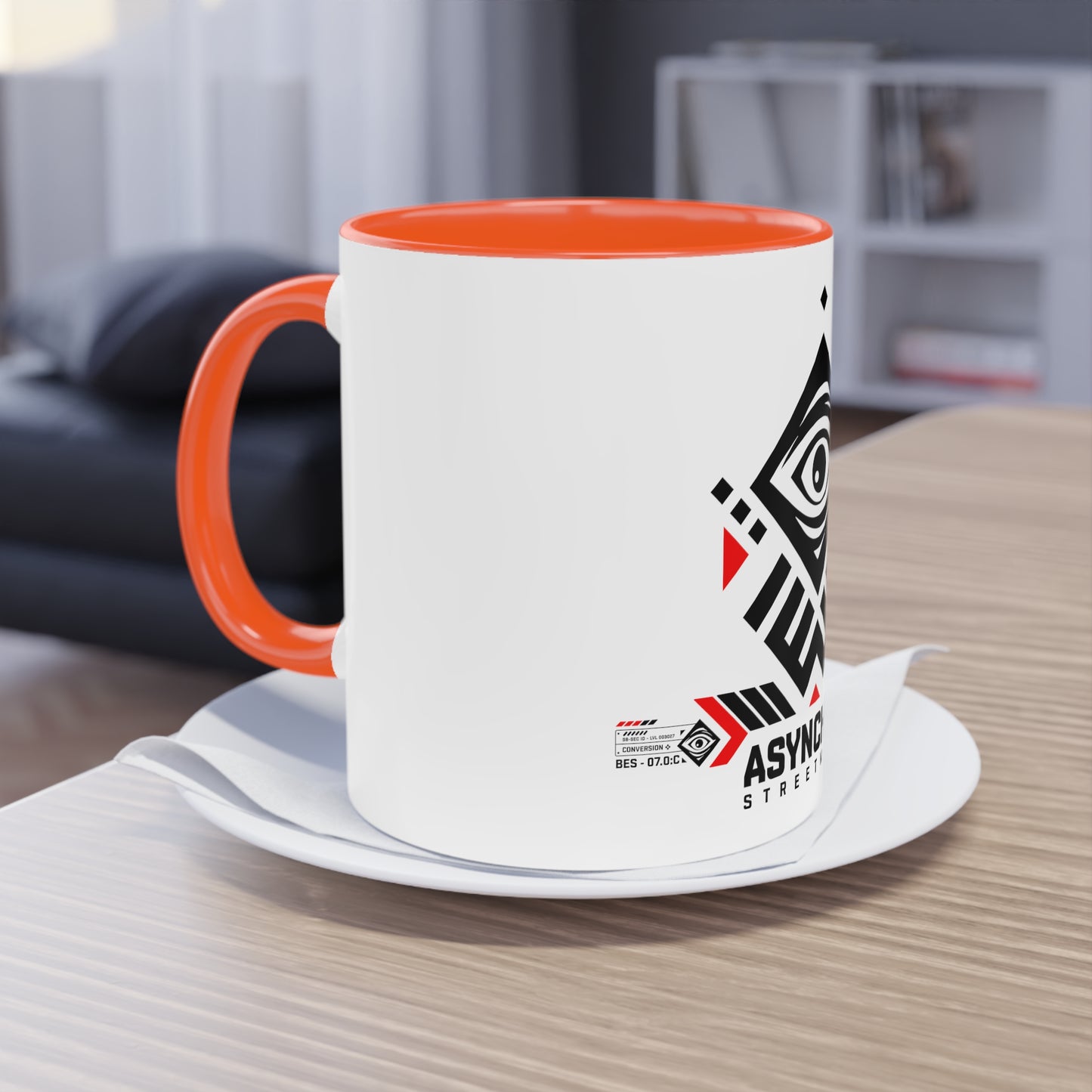 01 Asynchro Streetwear - Two-Tone Coffee Mug, 11oz