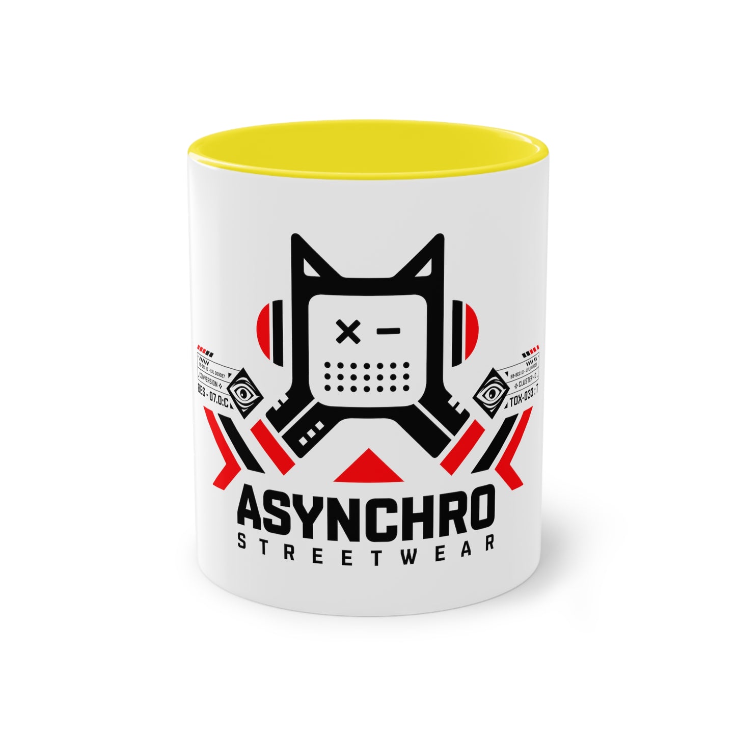 05 Asynchro Streetwear - Two-Tone Coffee Mug, 11oz