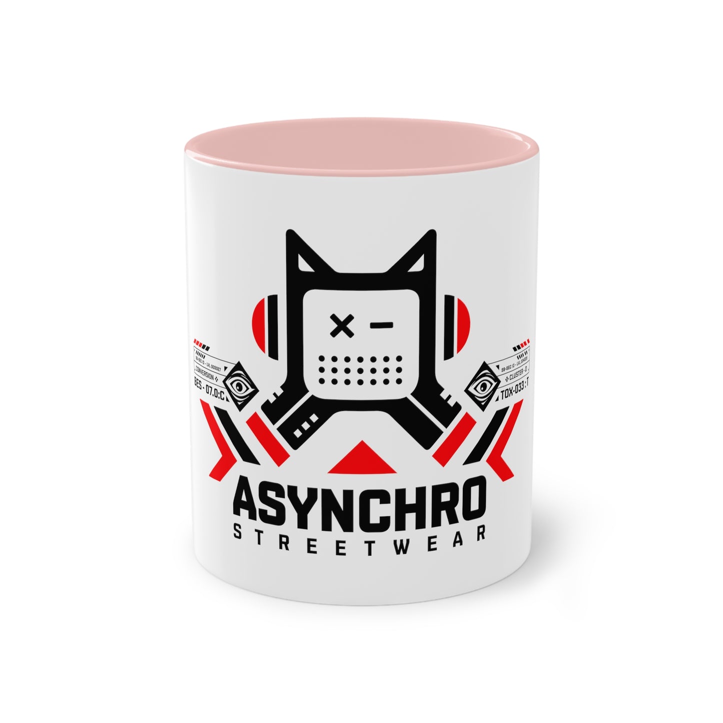 05 Asynchro Streetwear - Two-Tone Coffee Mug, 11oz