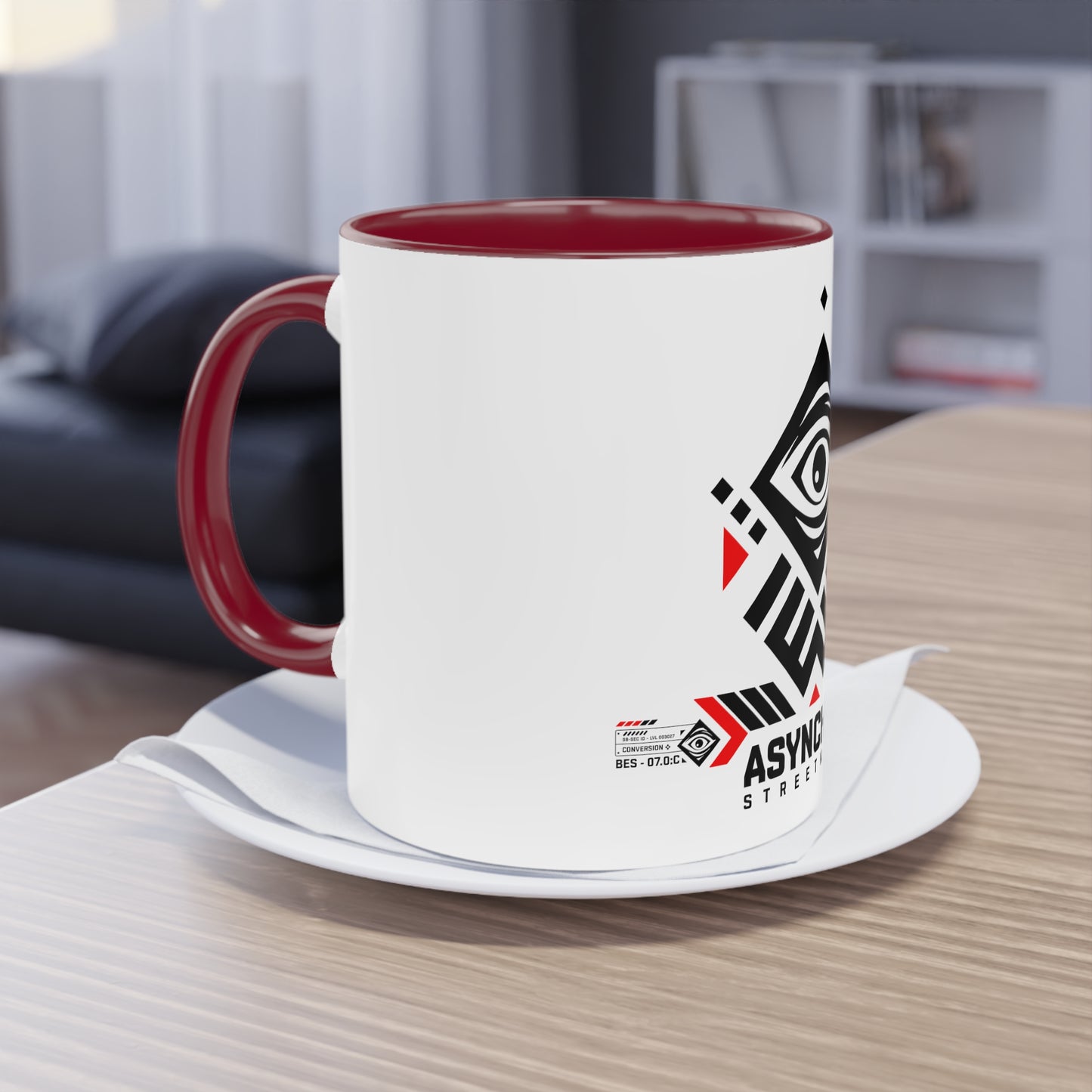 01 Asynchro Streetwear - Two-Tone Coffee Mug, 11oz