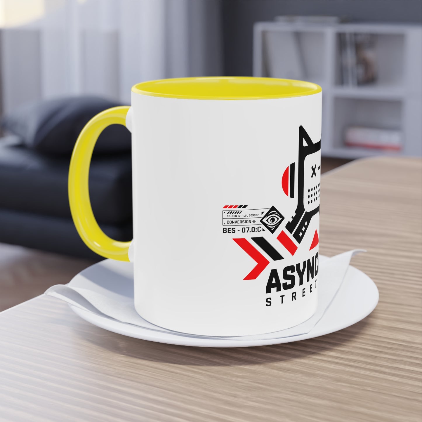 05 Asynchro Streetwear - Two-Tone Coffee Mug, 11oz