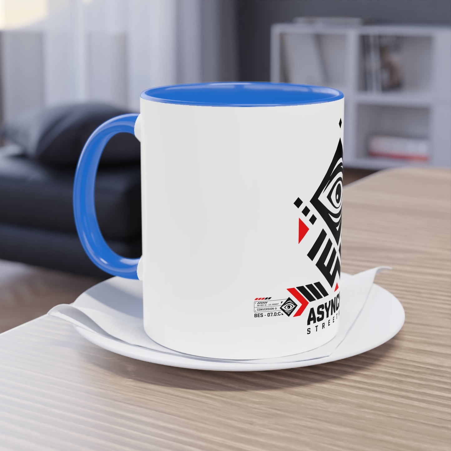 01 Asynchro Streetwear - Two-Tone Coffee Mug, 11oz