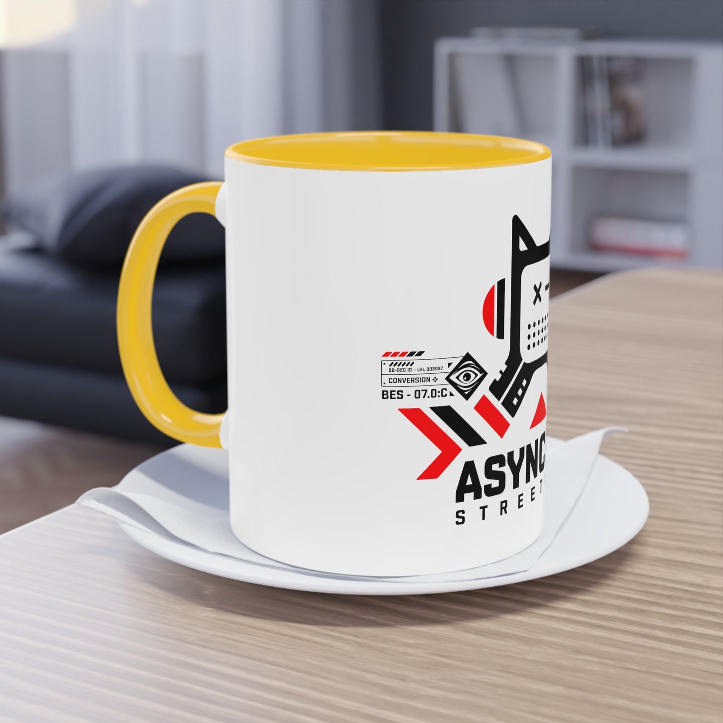 05 Asynchro Streetwear - Two-Tone Coffee Mug, 11oz