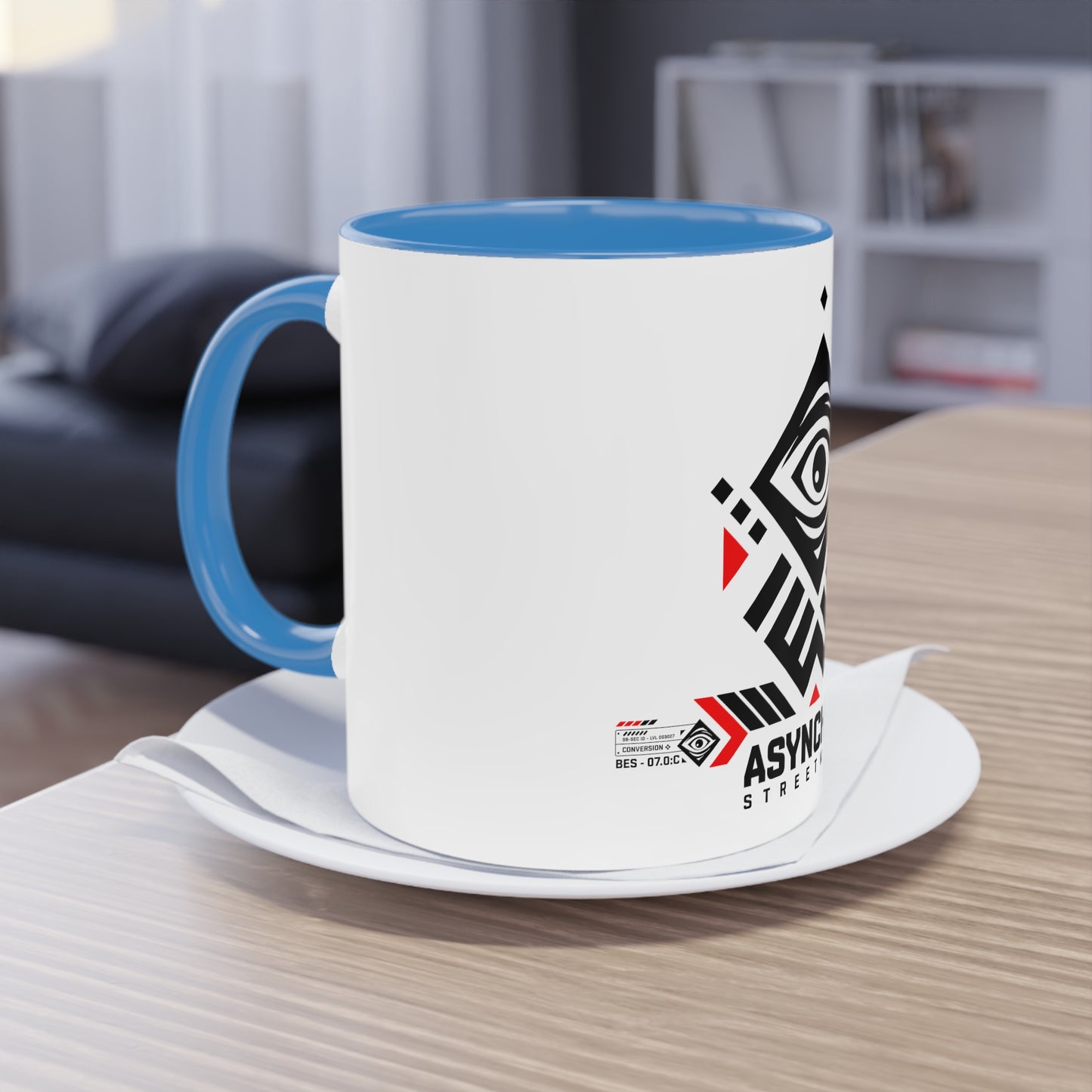 01 Asynchro Streetwear - Two-Tone Coffee Mug, 11oz