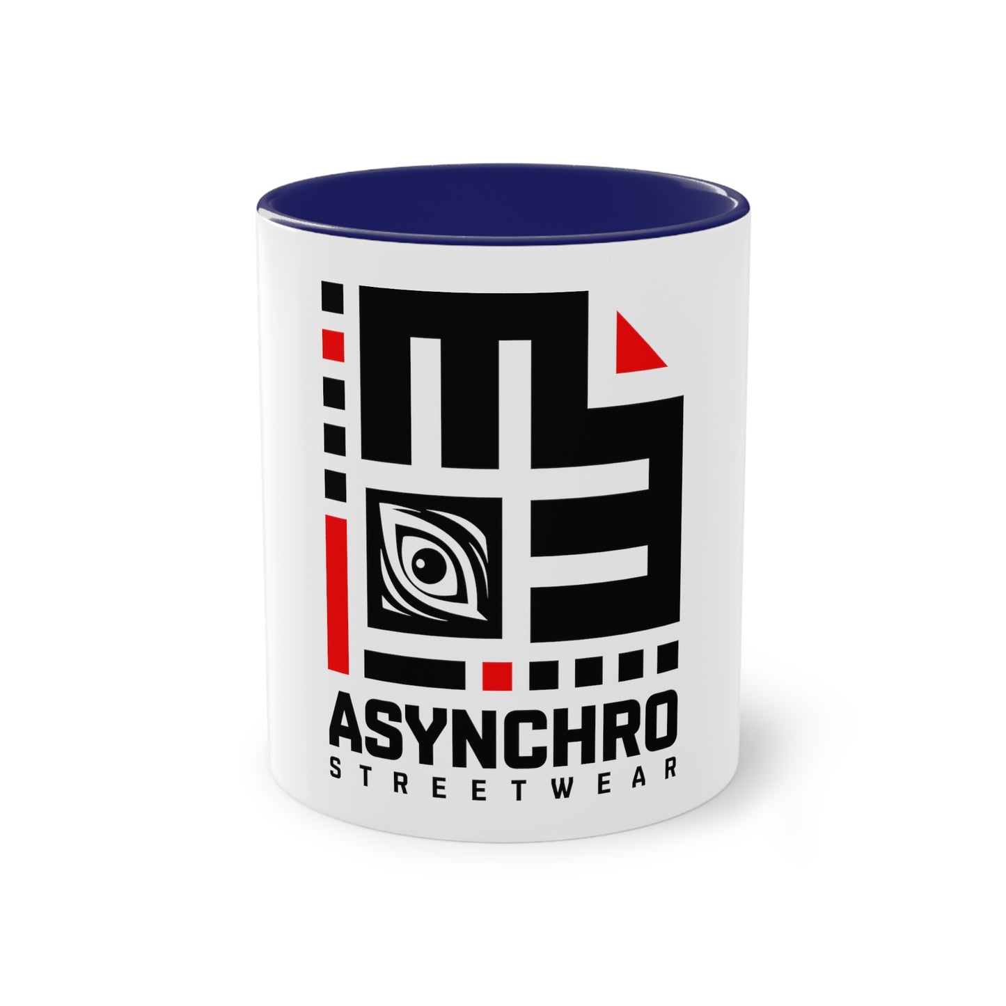 03 Asynchro Streetwear - Two-Tone Coffee Mug, 11oz