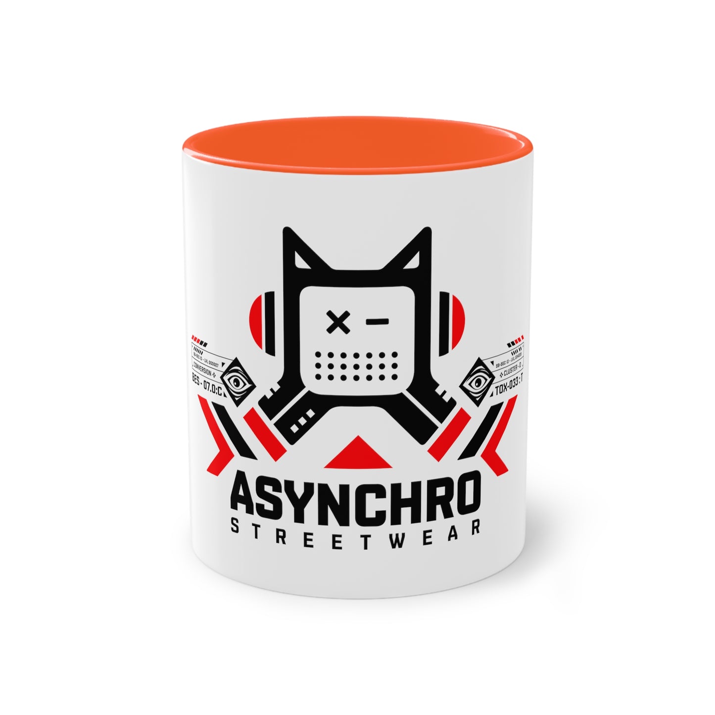 05 Asynchro Streetwear - Two-Tone Coffee Mug, 11oz