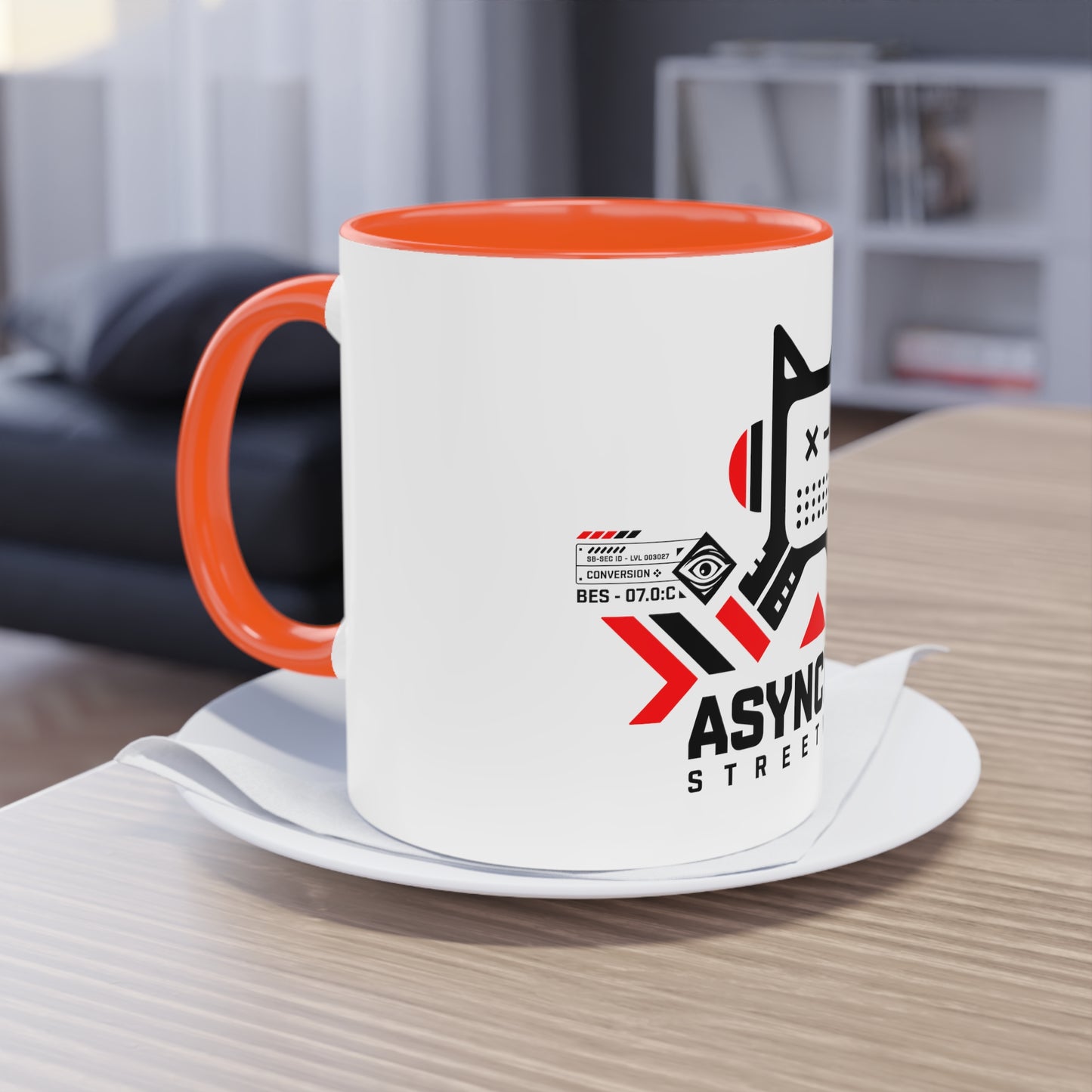 05 Asynchro Streetwear - Two-Tone Coffee Mug, 11oz