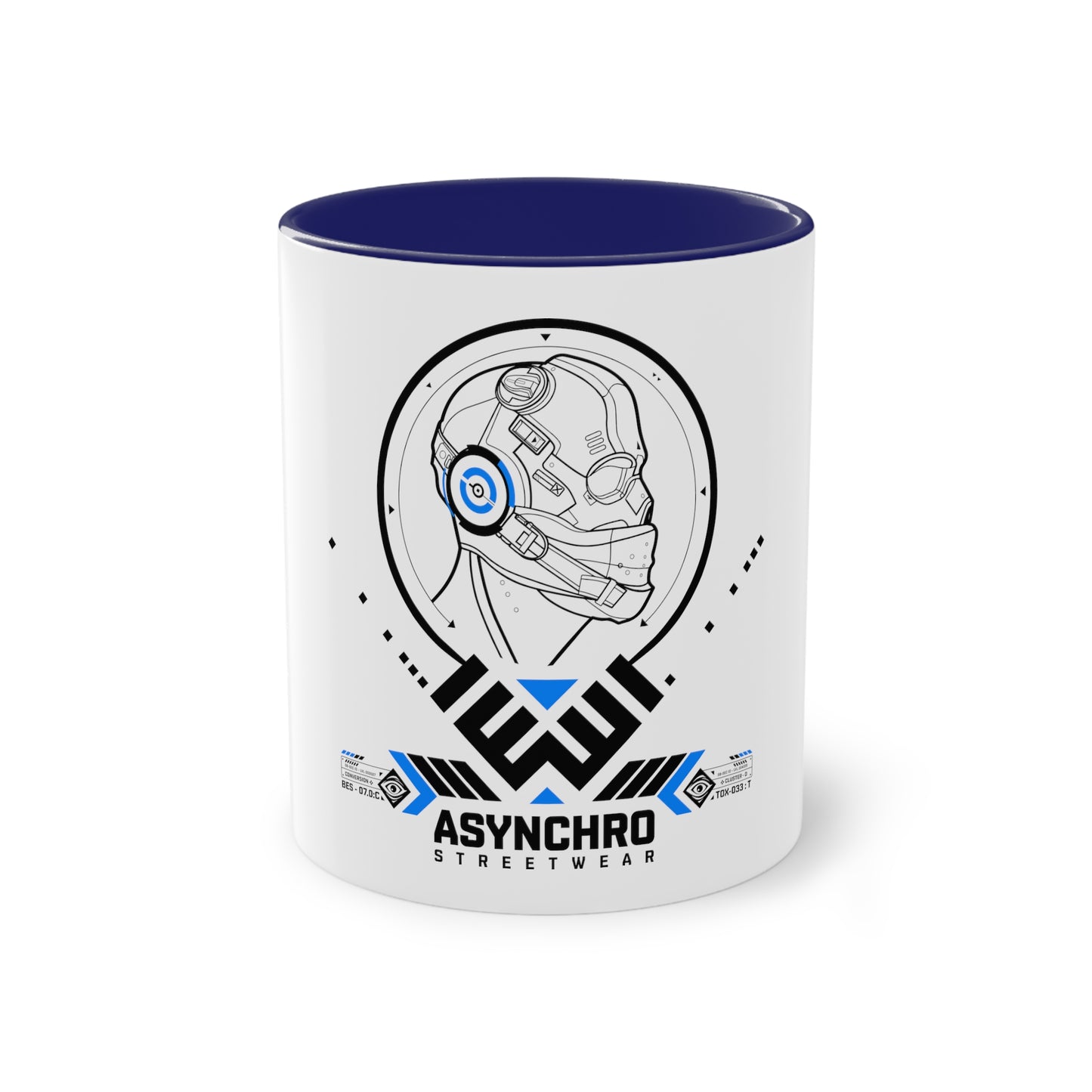 04 Asynchro Streetwear - Two-Tone Coffee Mug, 11oz