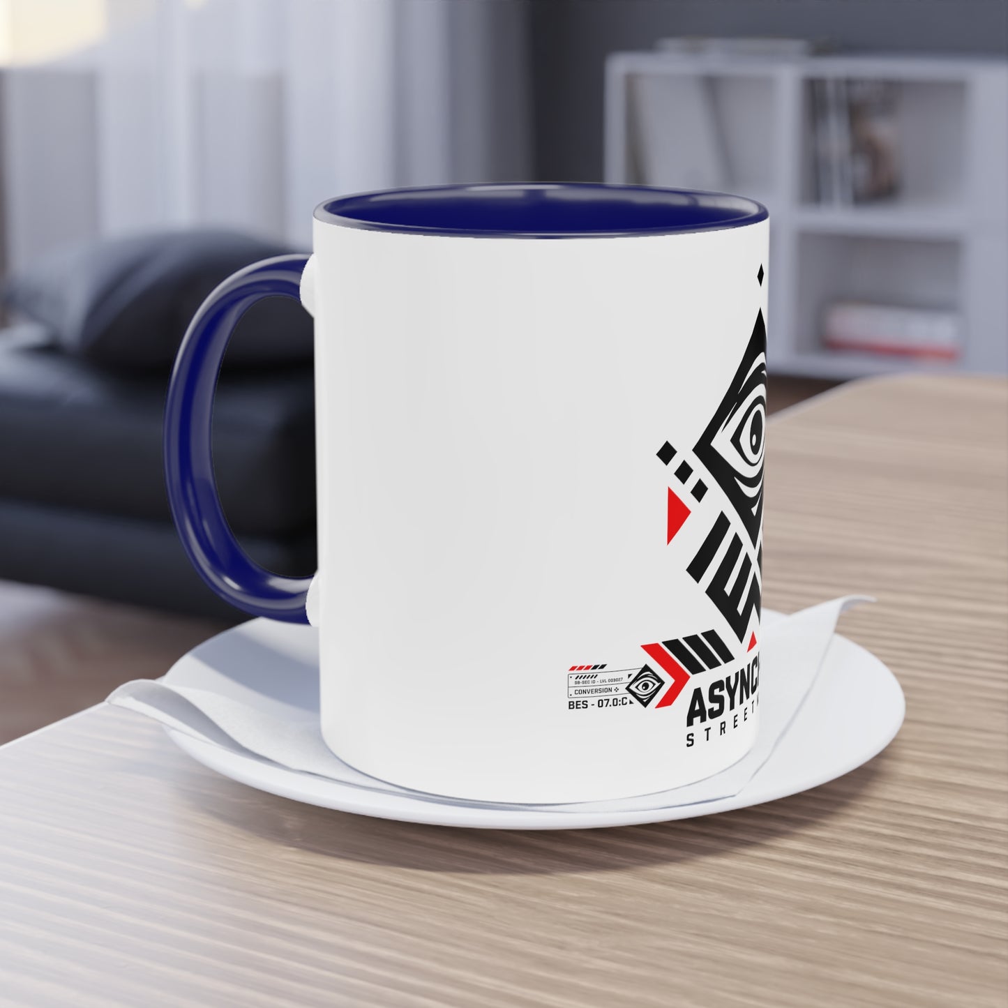 01 Asynchro Streetwear - Two-Tone Coffee Mug, 11oz