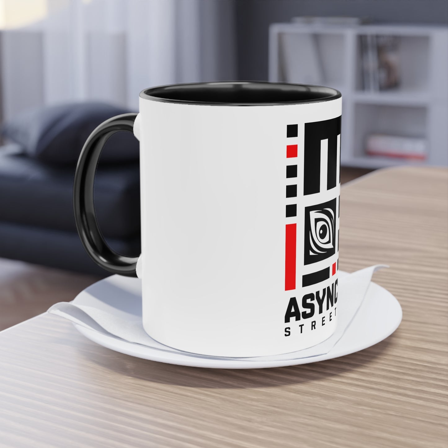 03 Asynchro Streetwear - Two-Tone Coffee Mug, 11oz