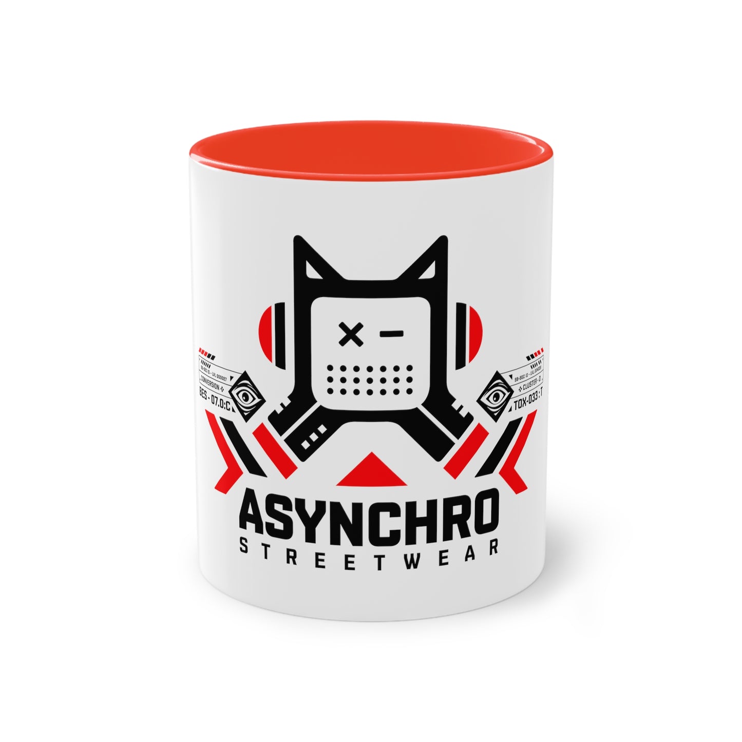 05 Asynchro Streetwear - Two-Tone Coffee Mug, 11oz